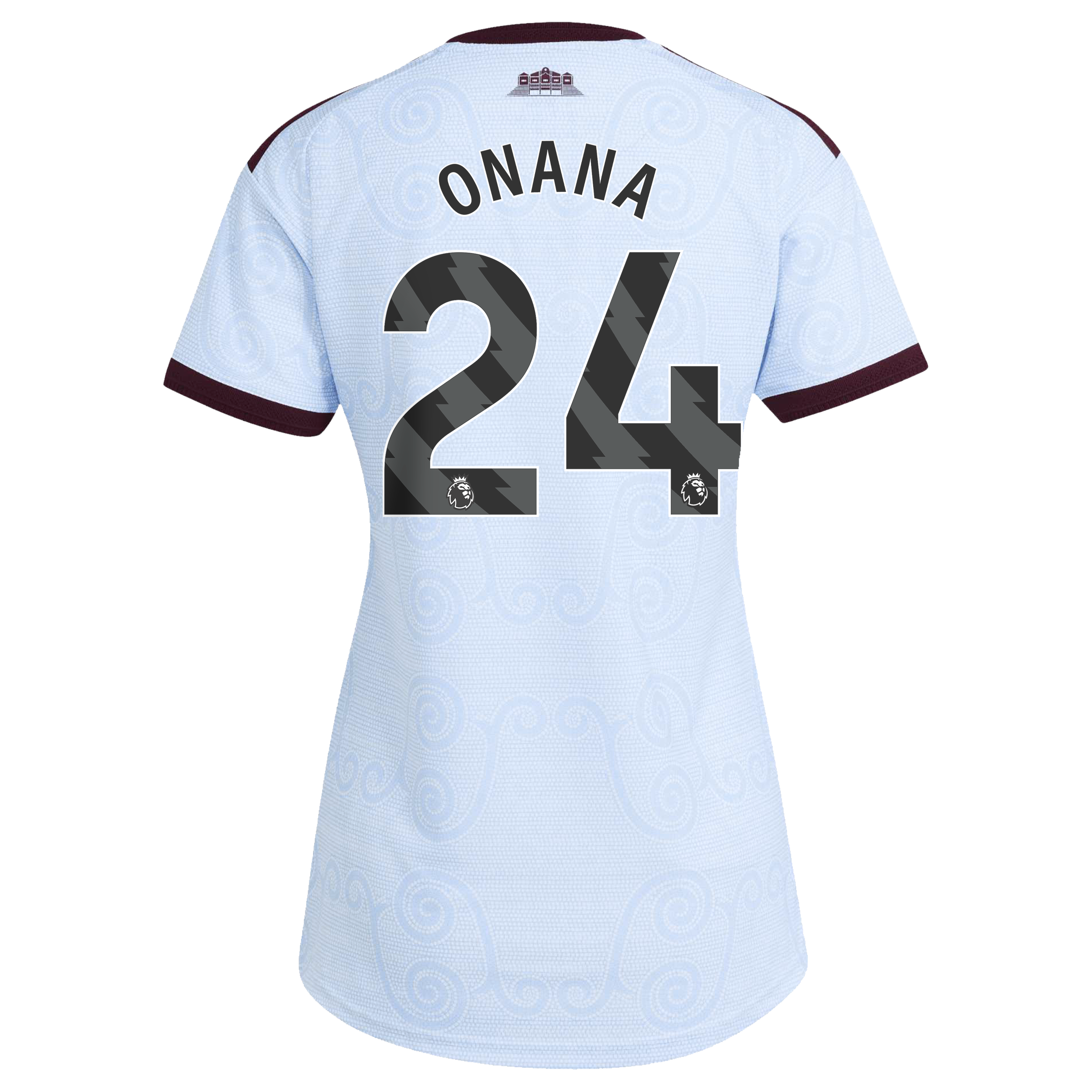 Aston Villa adidas Third Authentic Shirt 2026-27 - Womens with Onana 24 printing, , rebel_hi-res