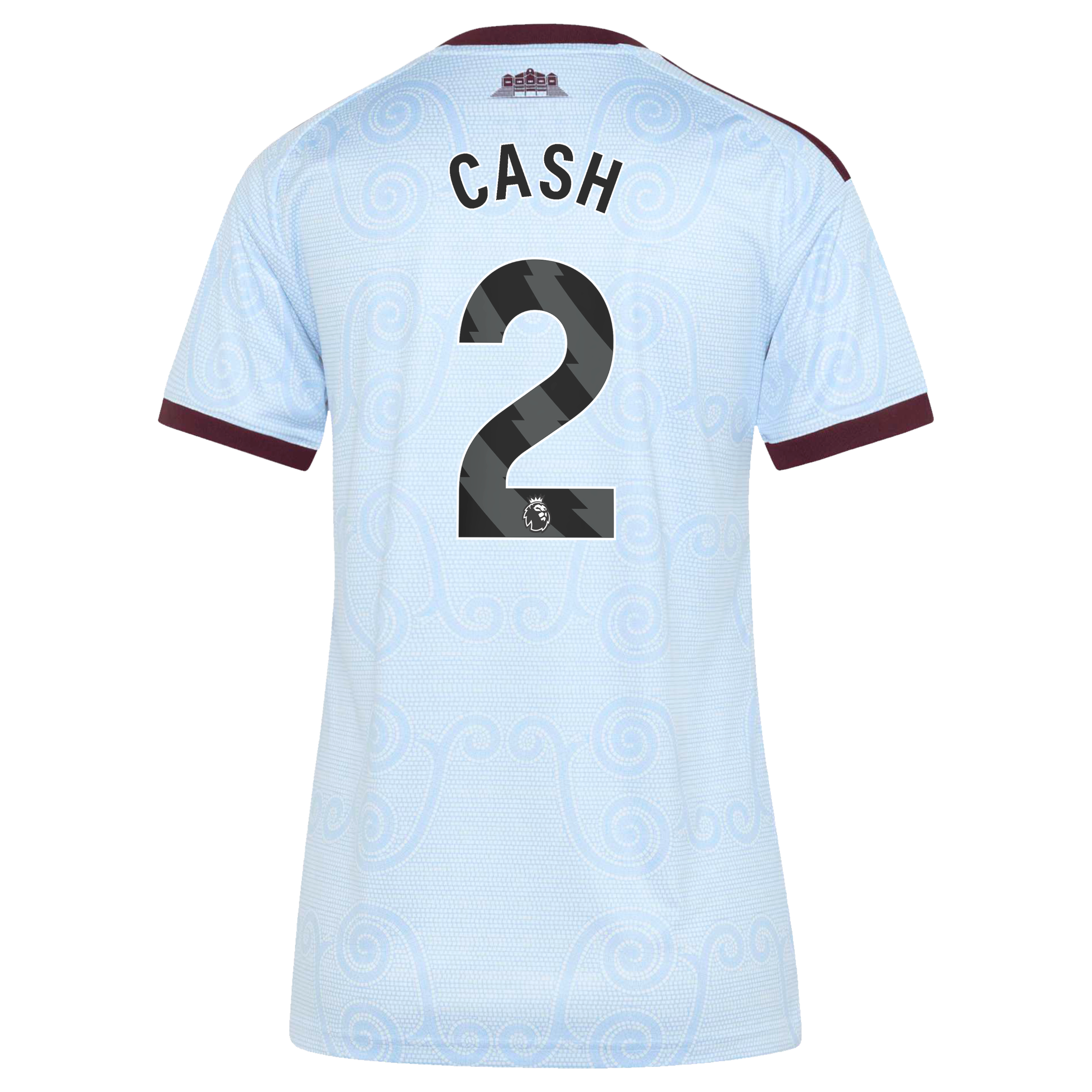 Aston Villa adidas Third Shirt 2026-27 - Womens with Cash 2 printing, , rebel_hi-res