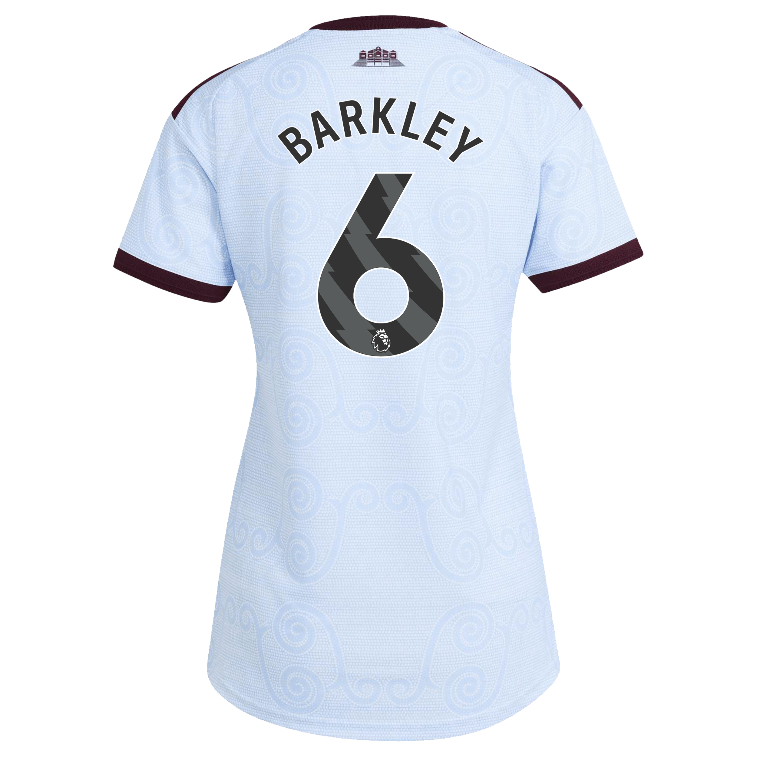 Aston Villa adidas Third Authentic Shirt 2026-27 - Womens with Barkley 6 printing, , rebel_hi-res
