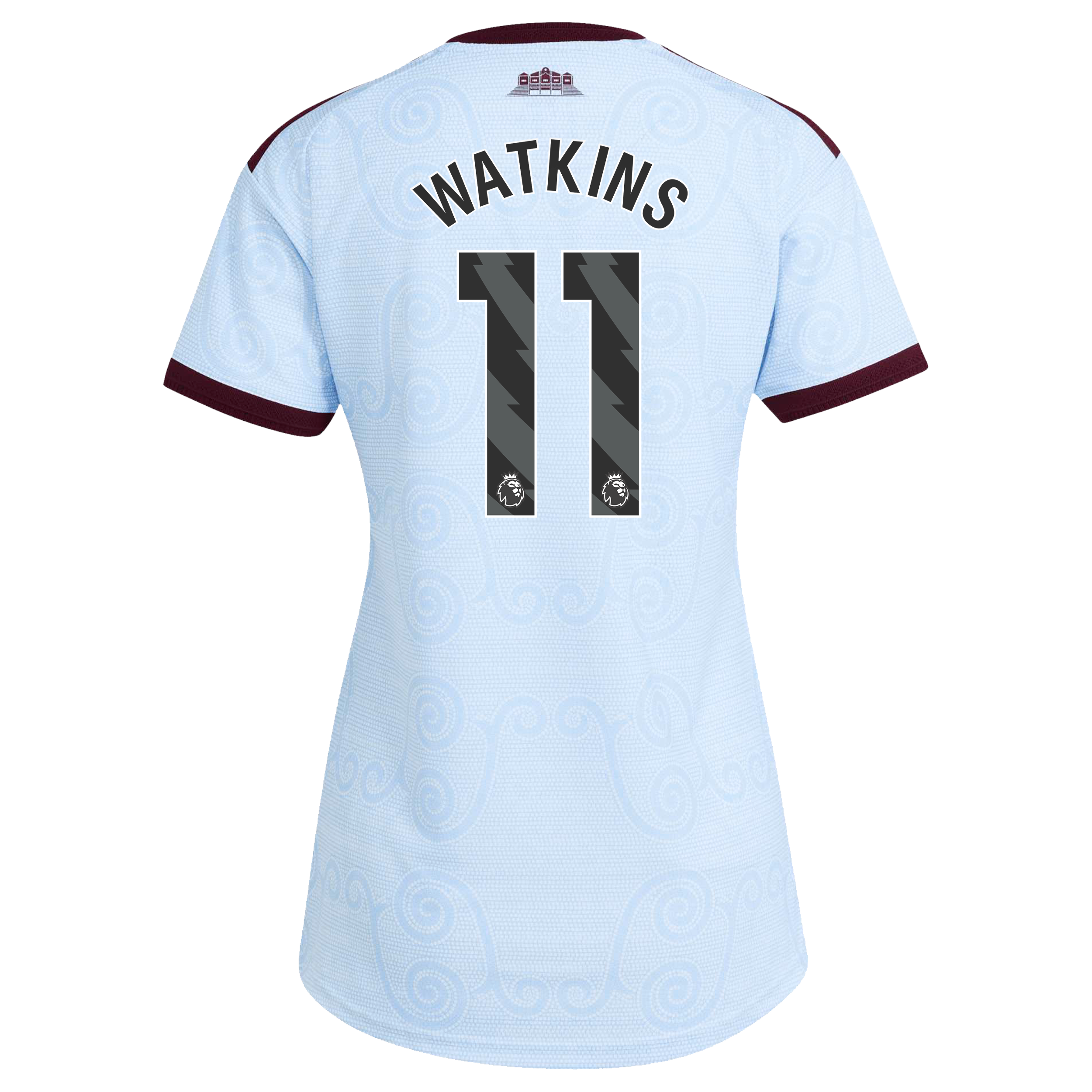 Aston Villa adidas Third Authentic Shirt 2026-27 - Womens with Watkins 11 printing, , rebel_hi-res