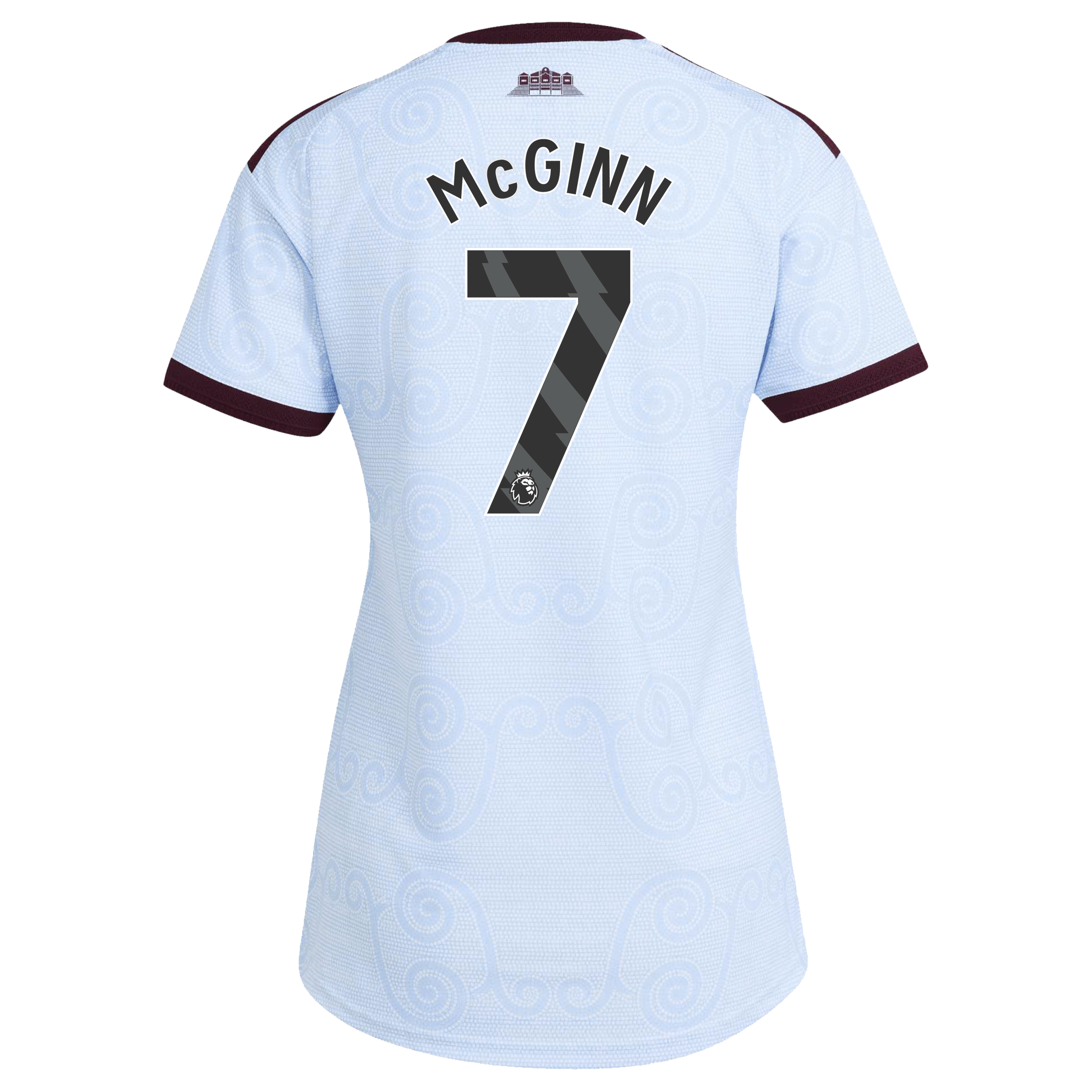 Aston Villa adidas Third Authentic Shirt 2026-27 - Womens with Mcginn 7 printing, , rebel_hi-res