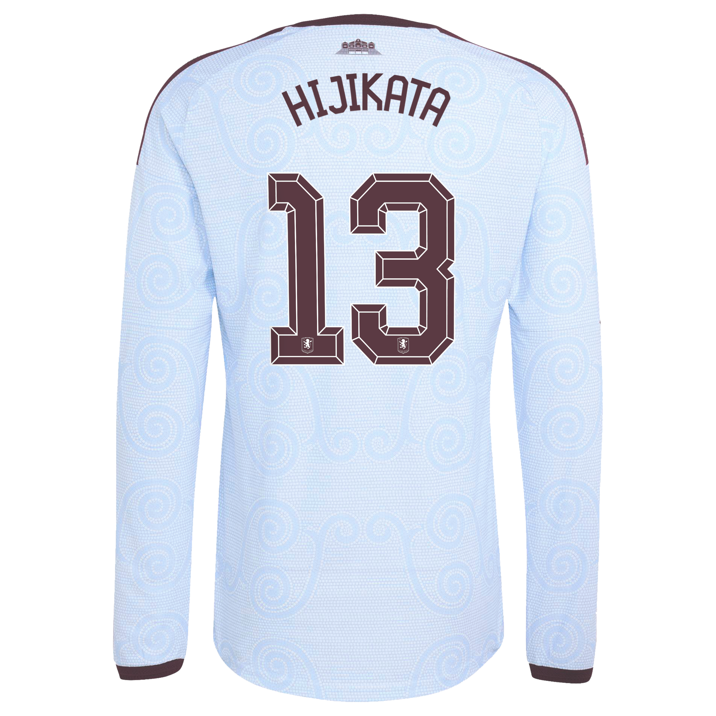Aston Villa adidas Third Authentic Shirt 2026-27 - Long Sleeve with Hijikata 13 Cup printing, , rebel_hi-res