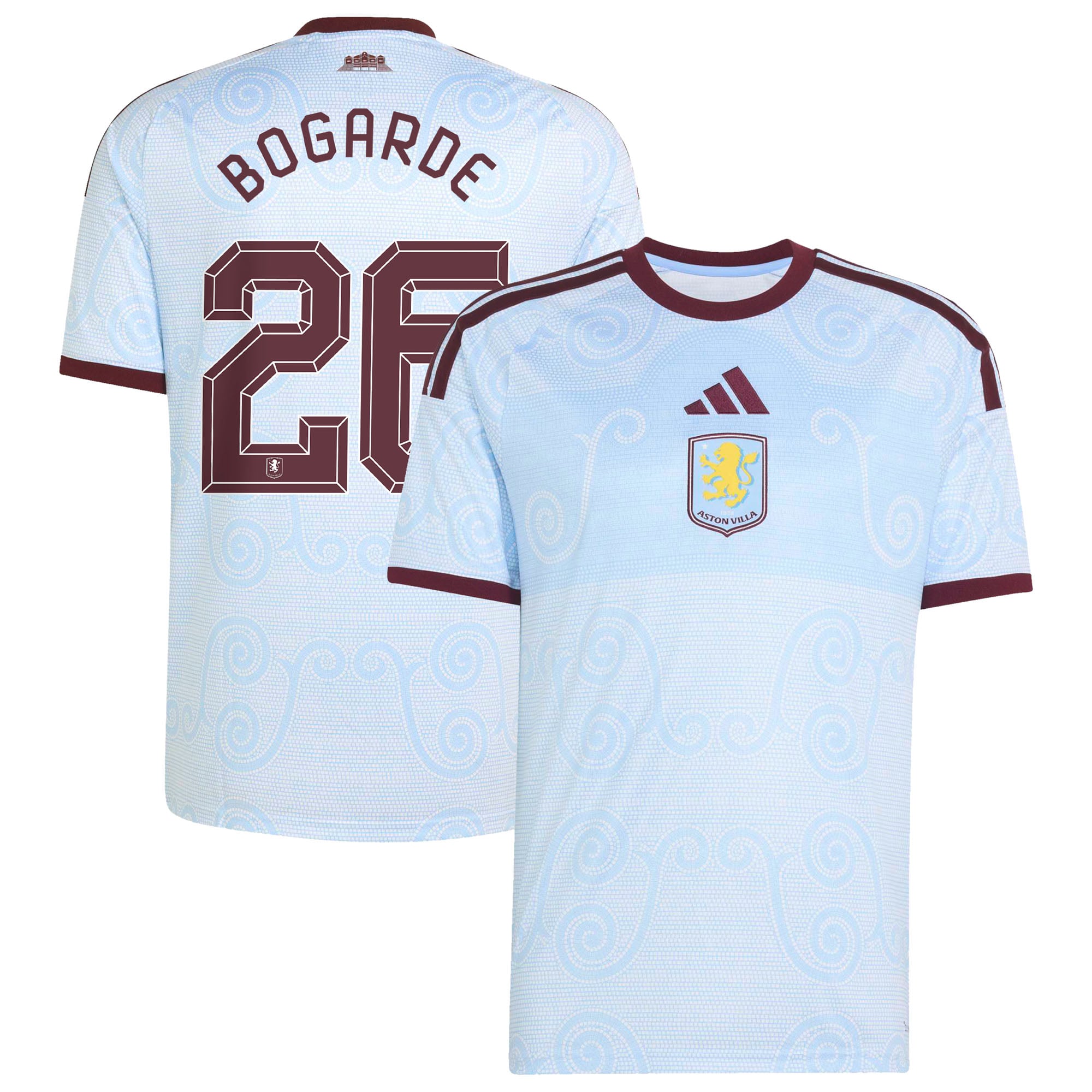 Aston Villa adidas Third Shirt 2026-27 with Bogarde 26 Cup printing, , rebel_hi-res