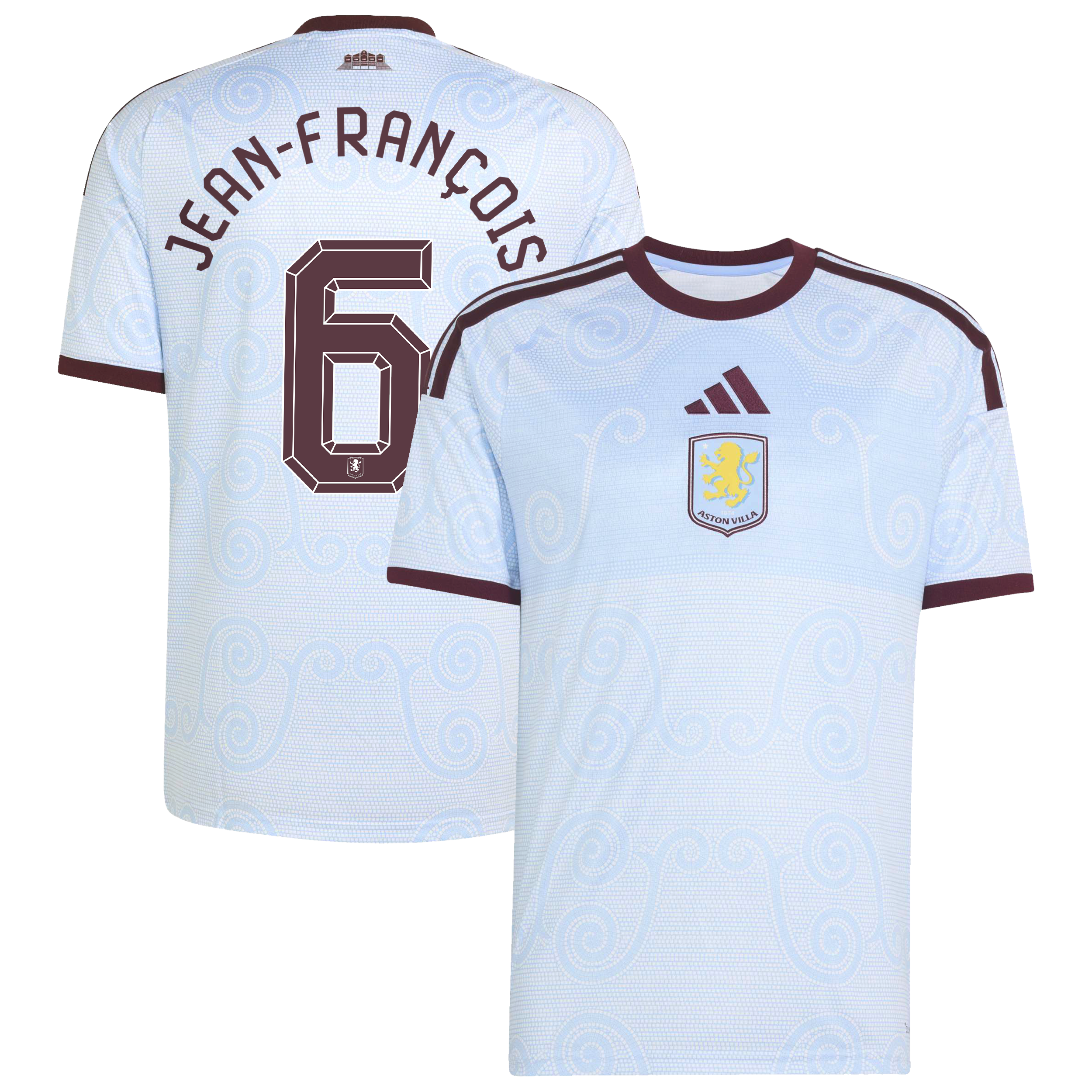 Aston Villa adidas Third Shirt 2026-27 with Jean-Fran&ccedil;ois 6 Cup printing, , rebel_hi-res