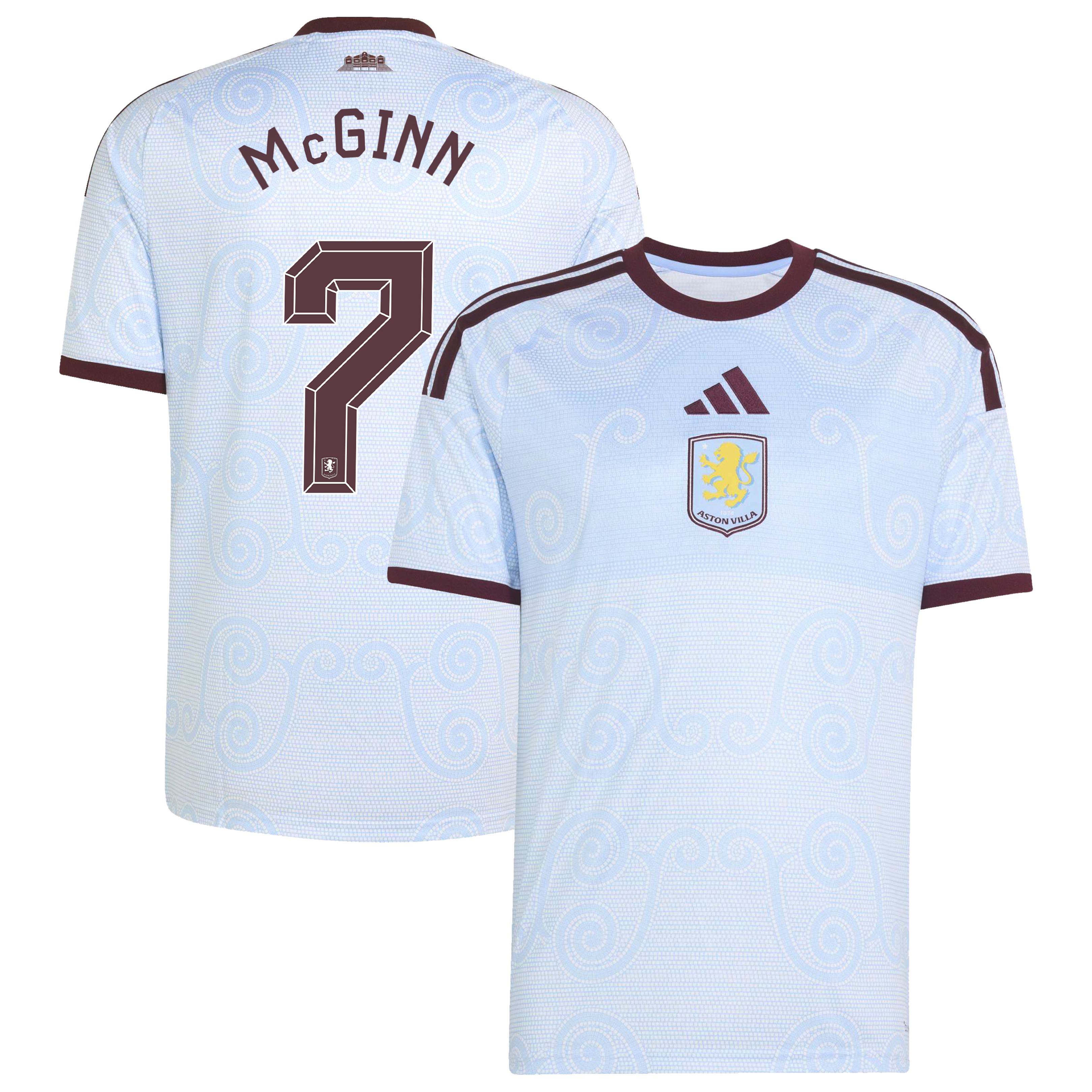 Aston Villa adidas Third Shirt 2026-27 with Mcginn 7 Cup printing, , rebel_hi-res