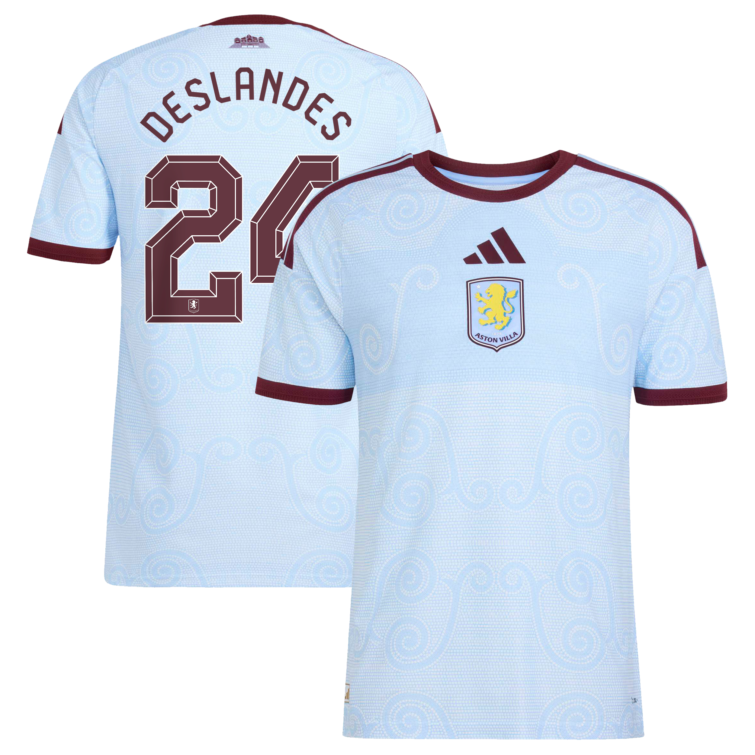 Aston Villa adidas Third Authentic Shirt 2026-27 with Deslandes 24 Cup printing, , rebel_hi-res