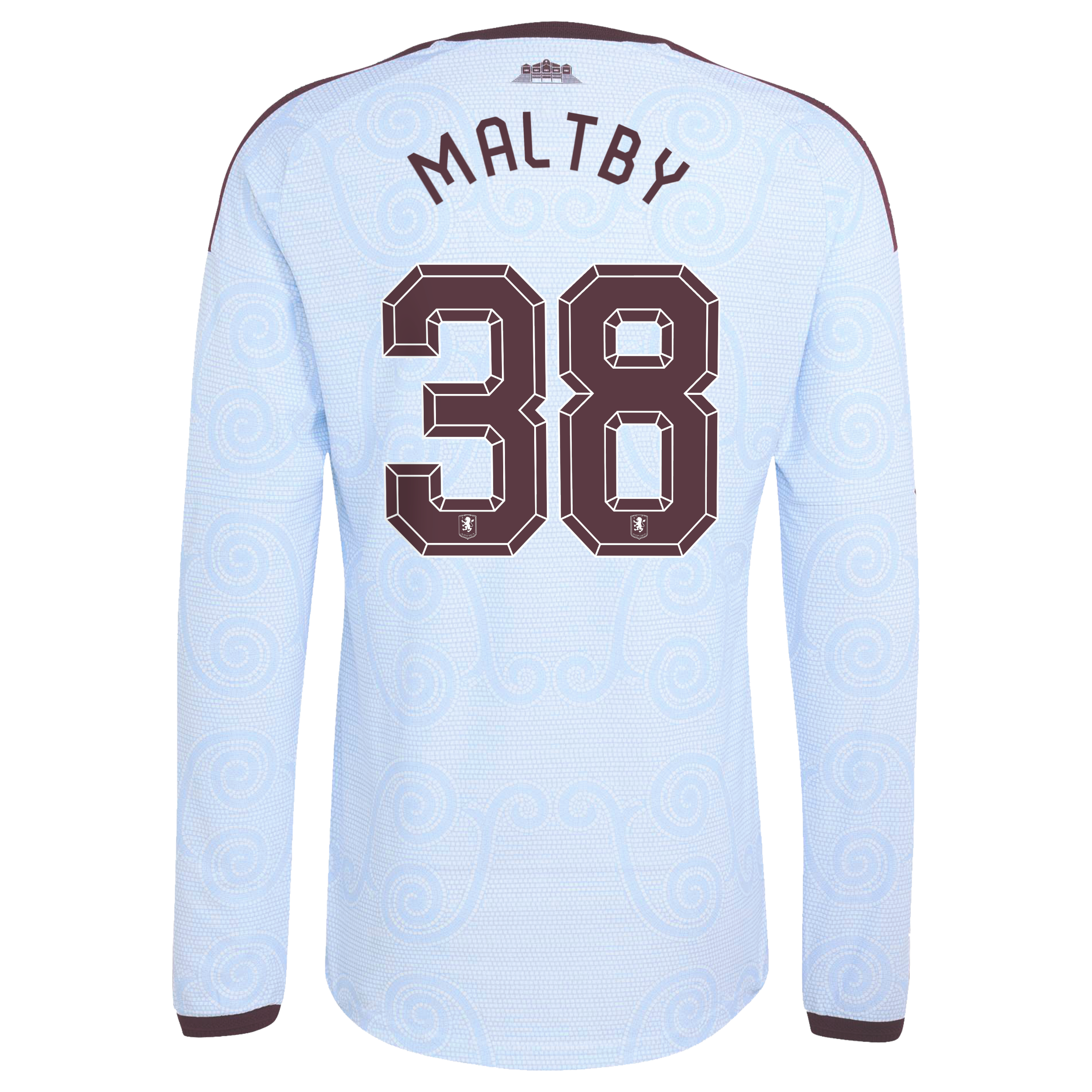 Aston Villa adidas Third Authentic Shirt 2026-27 - Long Sleeve with Maltby 38 Cup printing, , rebel_hi-res