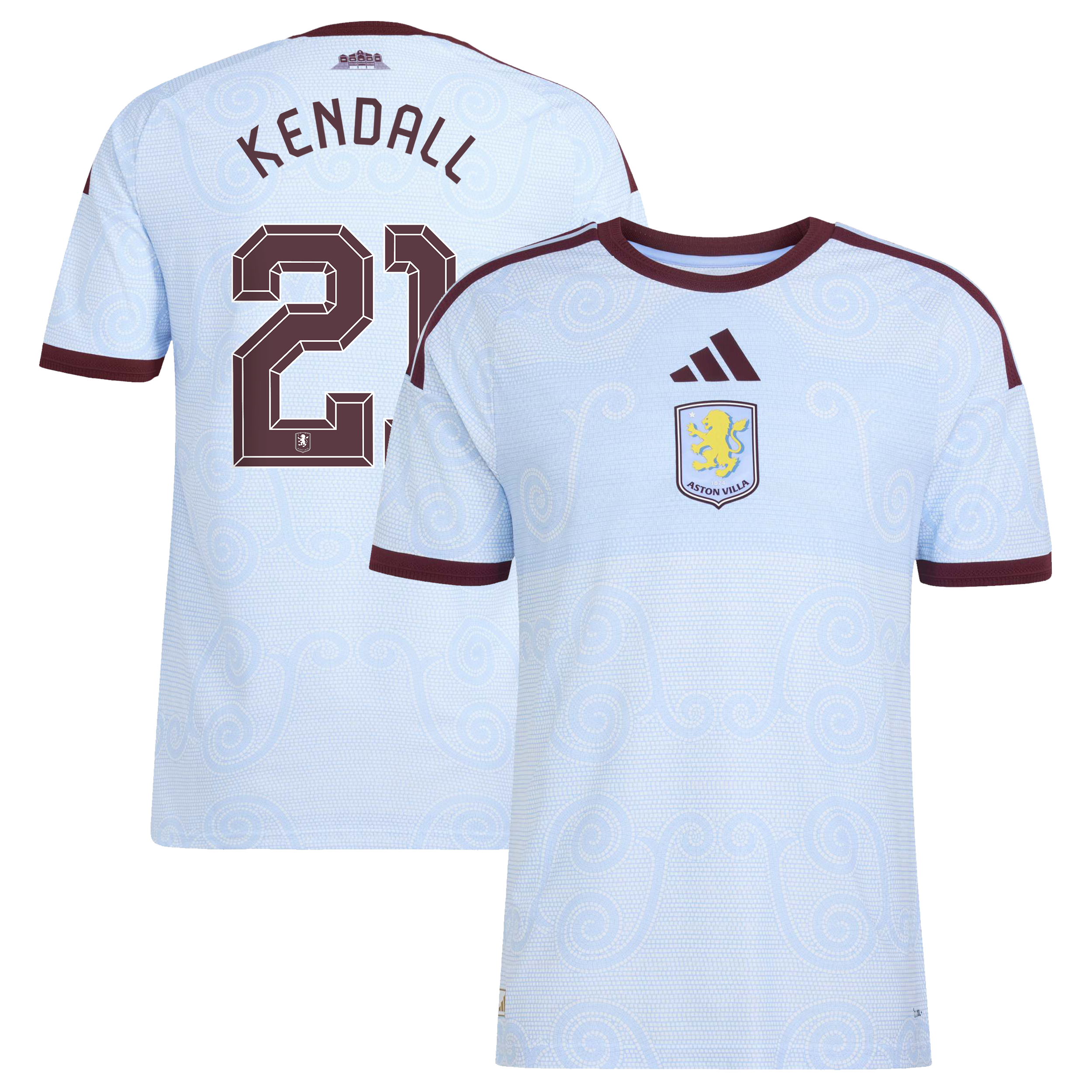 Aston Villa adidas Third Authentic Shirt 2026-27 with Kendall 21 Cup printing, , rebel_hi-res