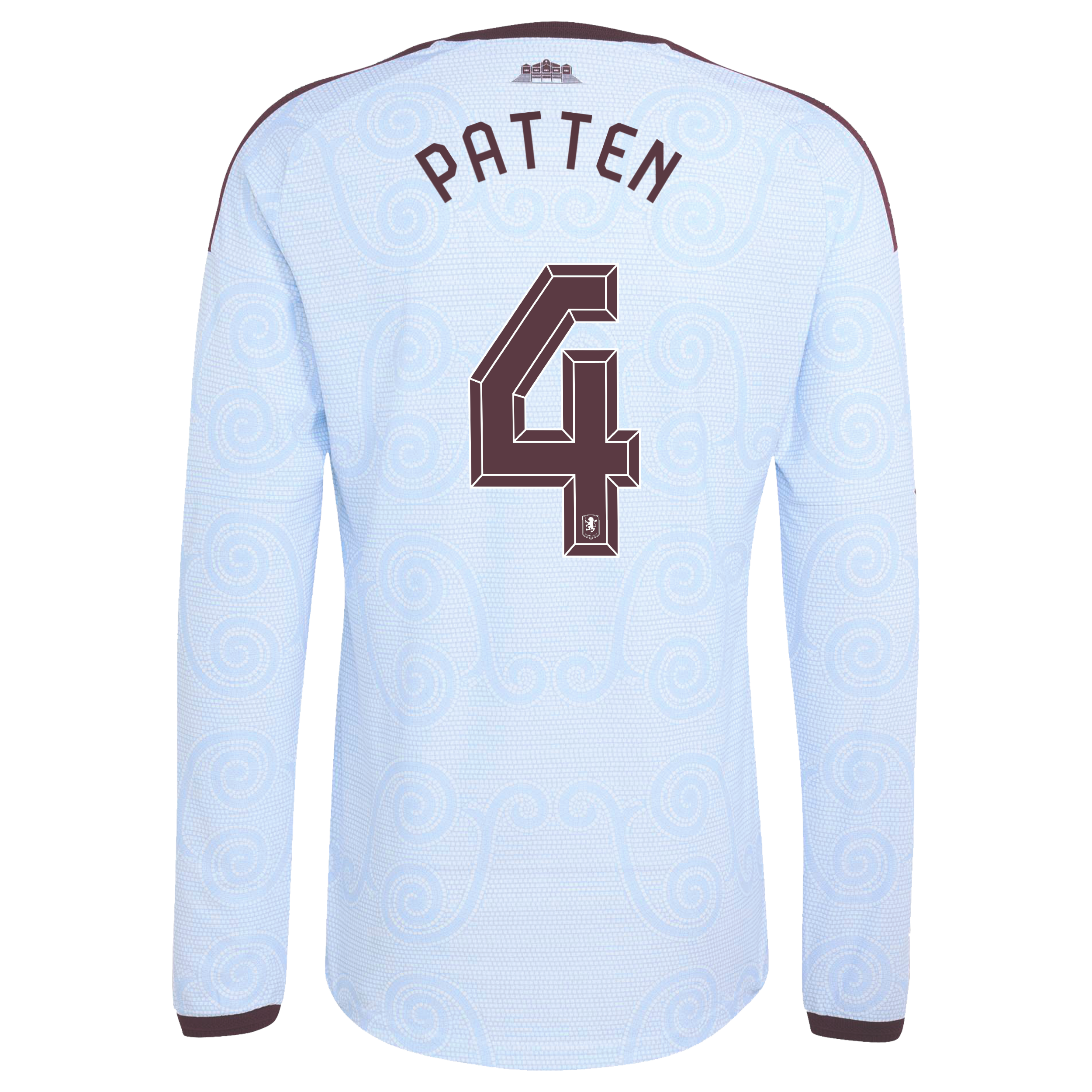 Aston Villa adidas Third Authentic Shirt 2026-27 - Long Sleeve with Patten 4 Cup printing, , rebel_hi-res