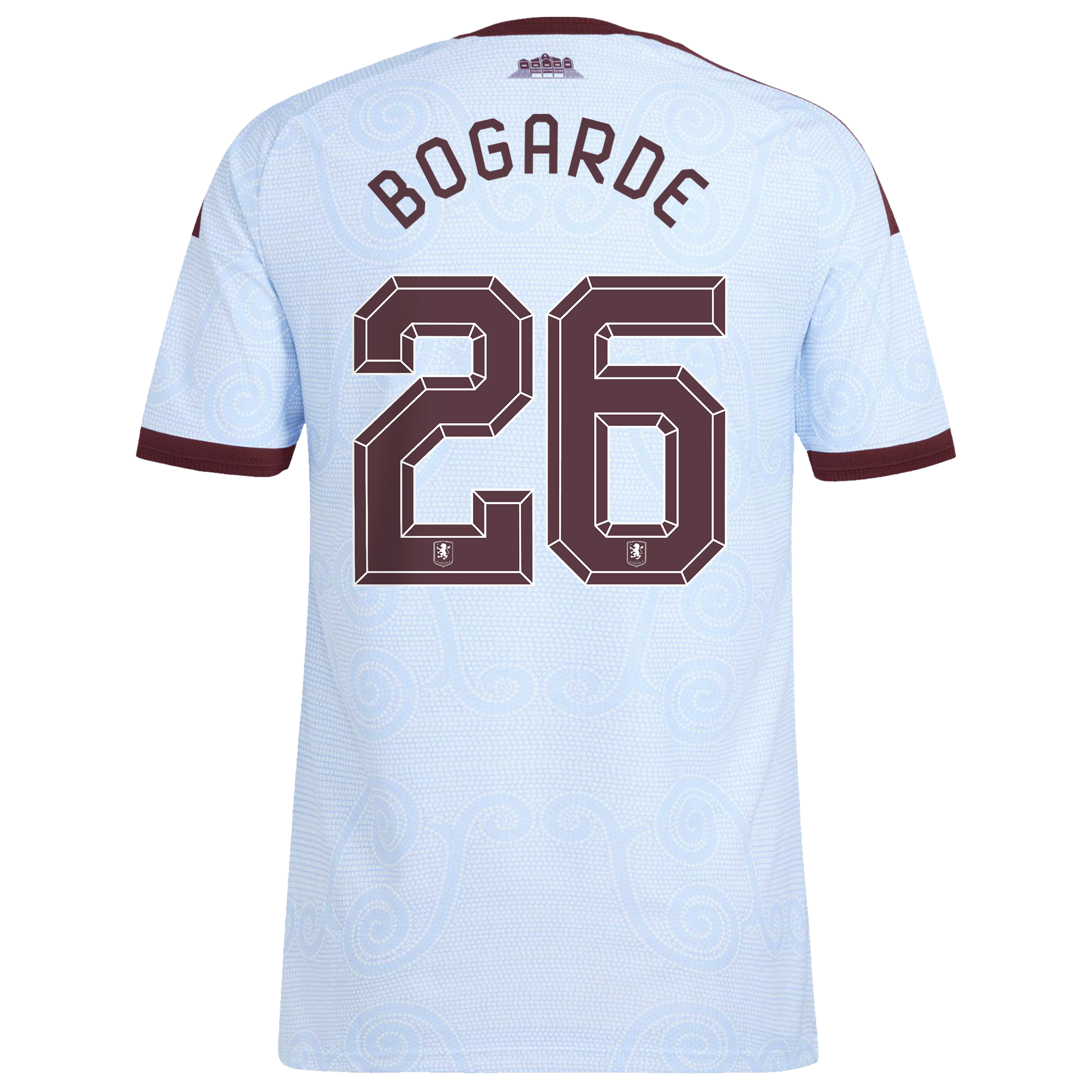 Aston Villa adidas Third Authentic Shirt 2026-27 with Bogarde 26 Cup printing, , rebel_hi-res