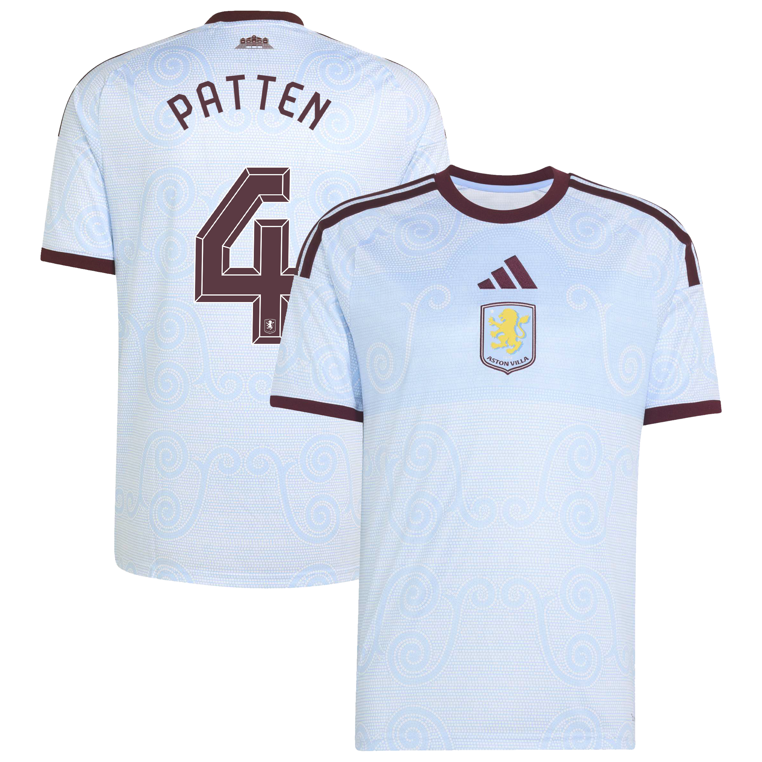 Aston Villa adidas Third Shirt 2026-27 with Patten 4 Cup printing, , rebel_hi-res