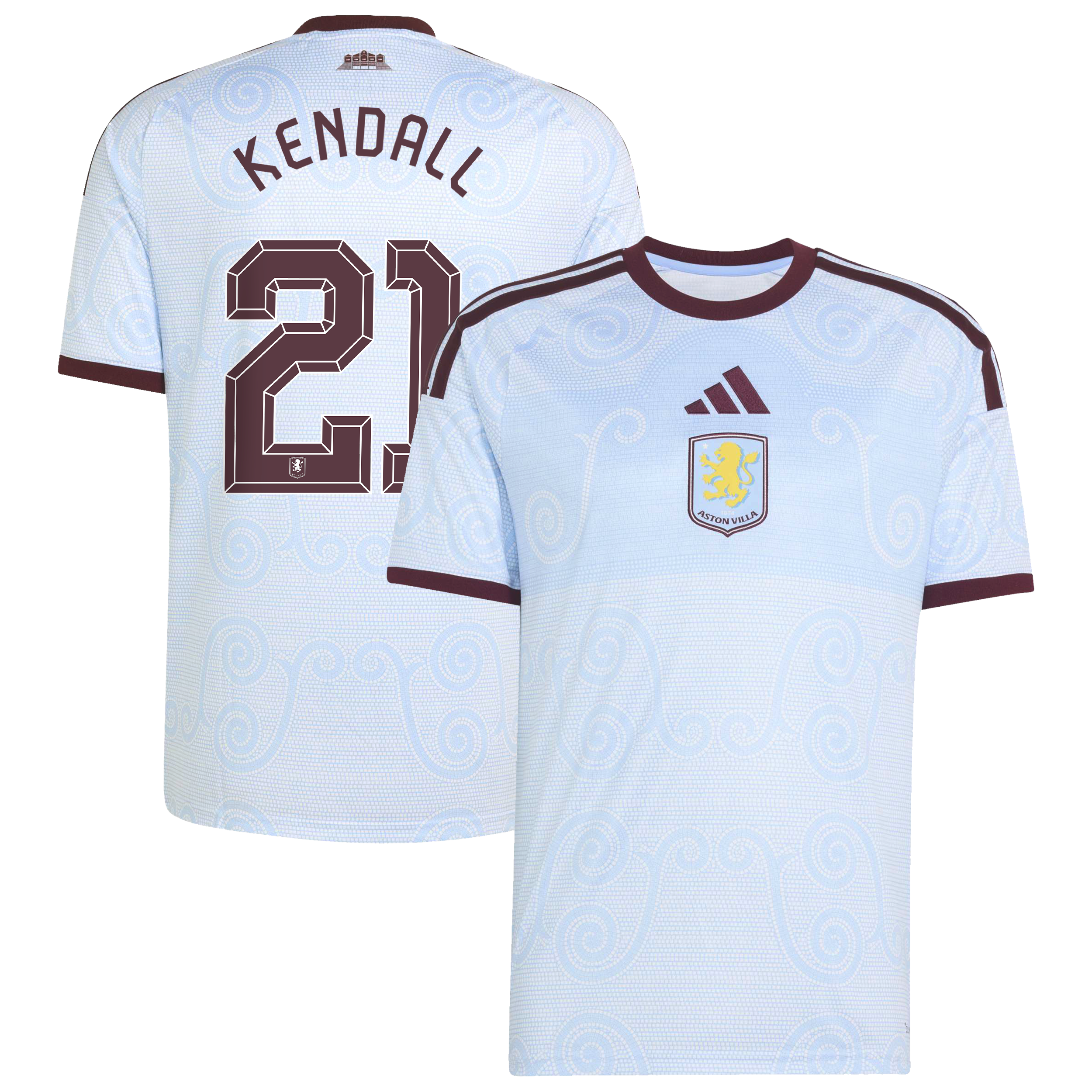 Aston Villa adidas Third Shirt 2026-27 with Kendall 21 Cup printing, , rebel_hi-res