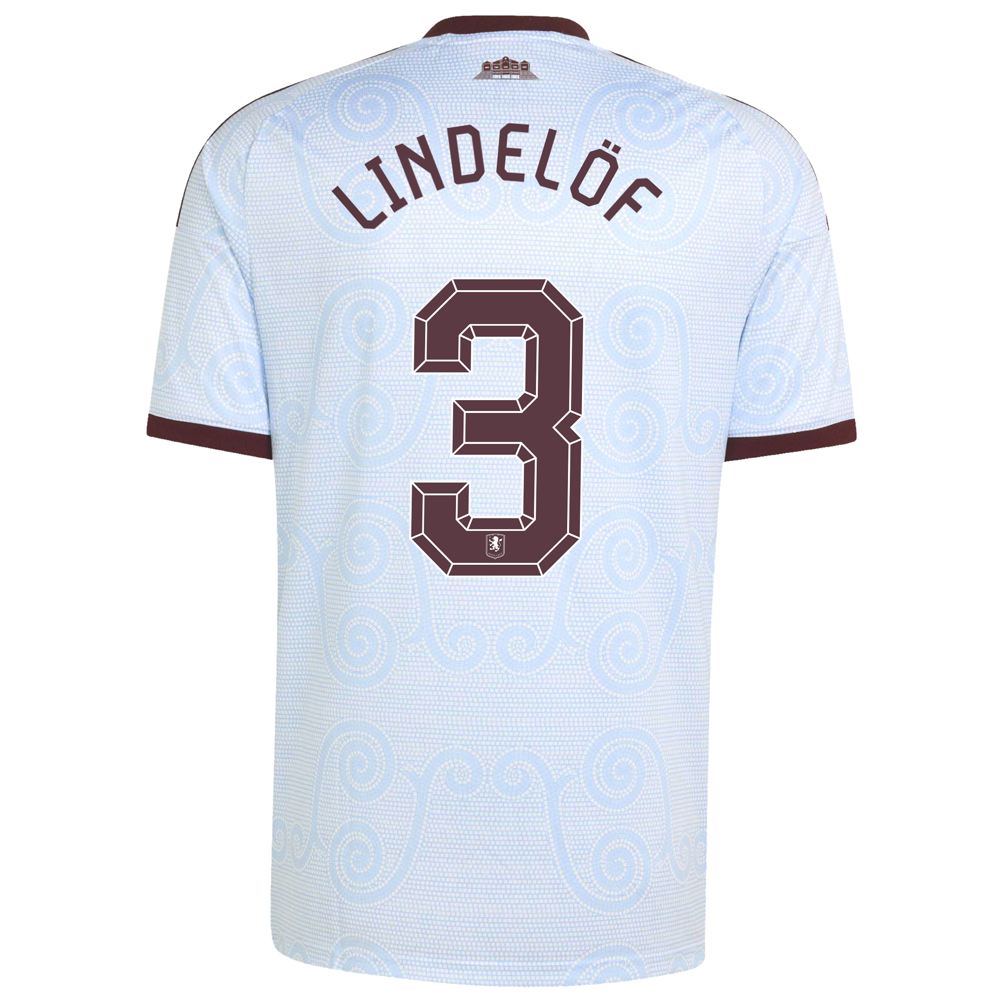 Aston Villa adidas Third Shirt 2026-27 with Lindel&ouml;f 3 Cup printing, , rebel_hi-res