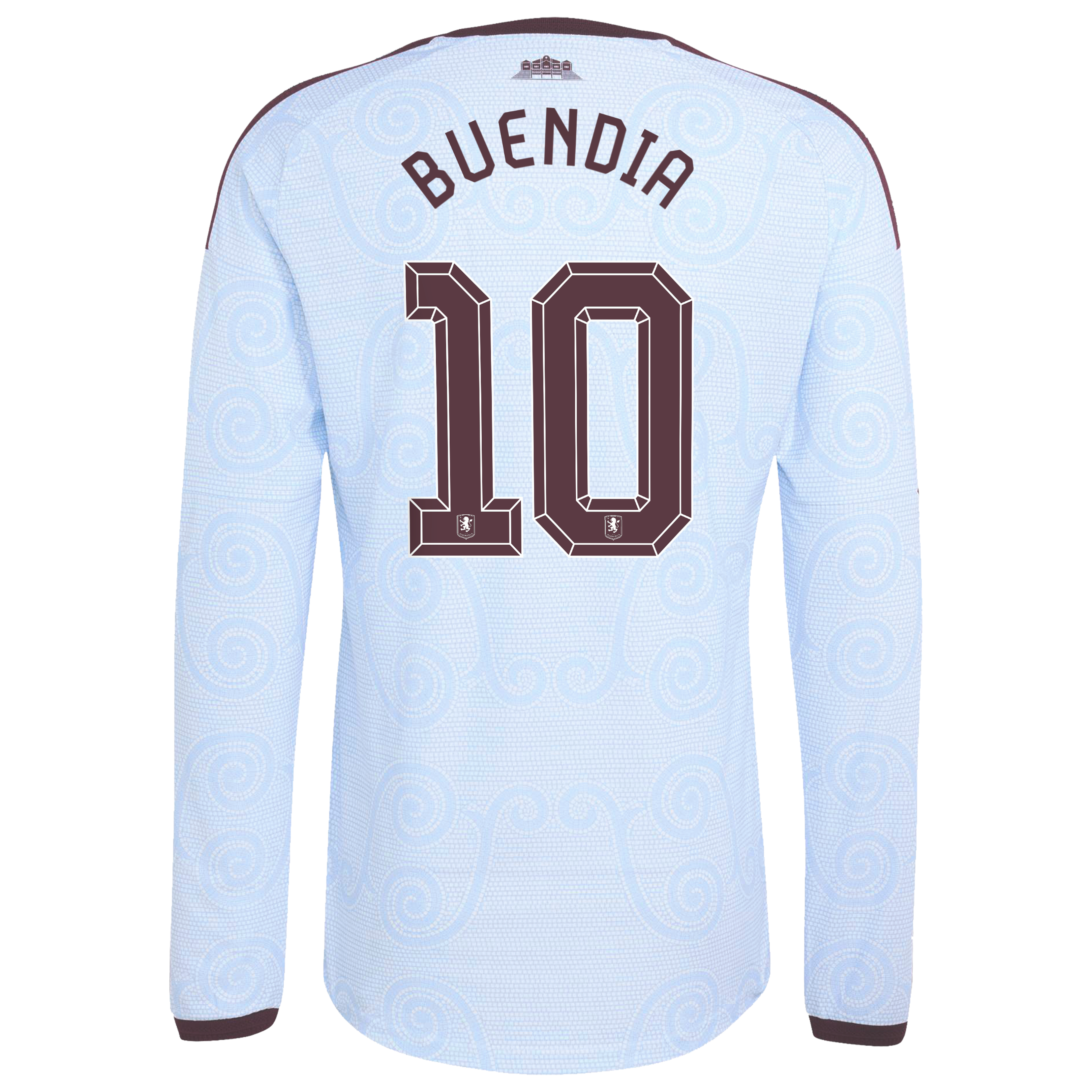 Aston Villa adidas Third Authentic Shirt 2026-27 - Long Sleeve with Buendia 10 Cup printing, , rebel_hi-res