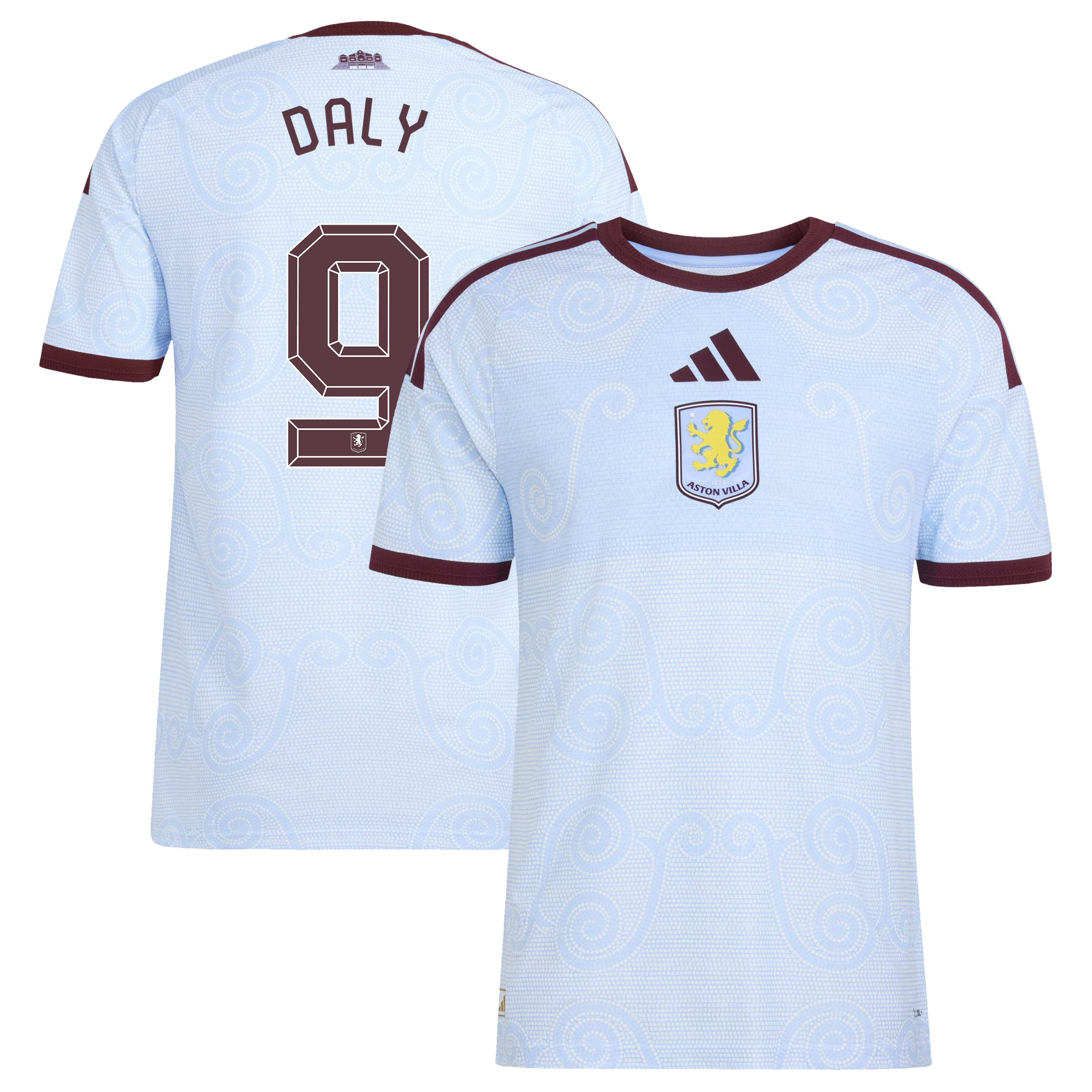 Aston Villa adidas Third Authentic Shirt 2026-27 with Daly 9 Cup printing, , rebel_hi-res