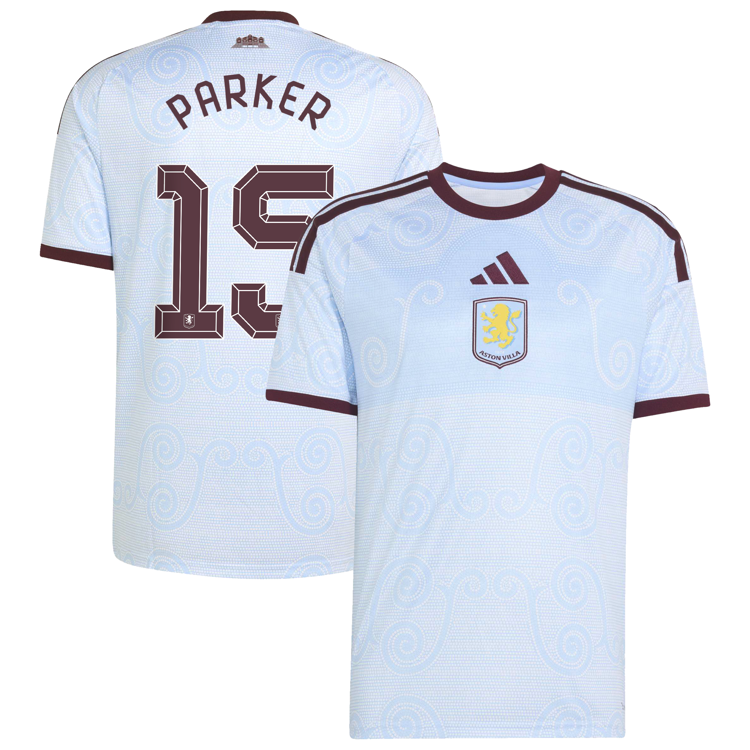 Aston Villa adidas Third Shirt 2026-27 with Parker 15 Cup printing, , rebel_hi-res