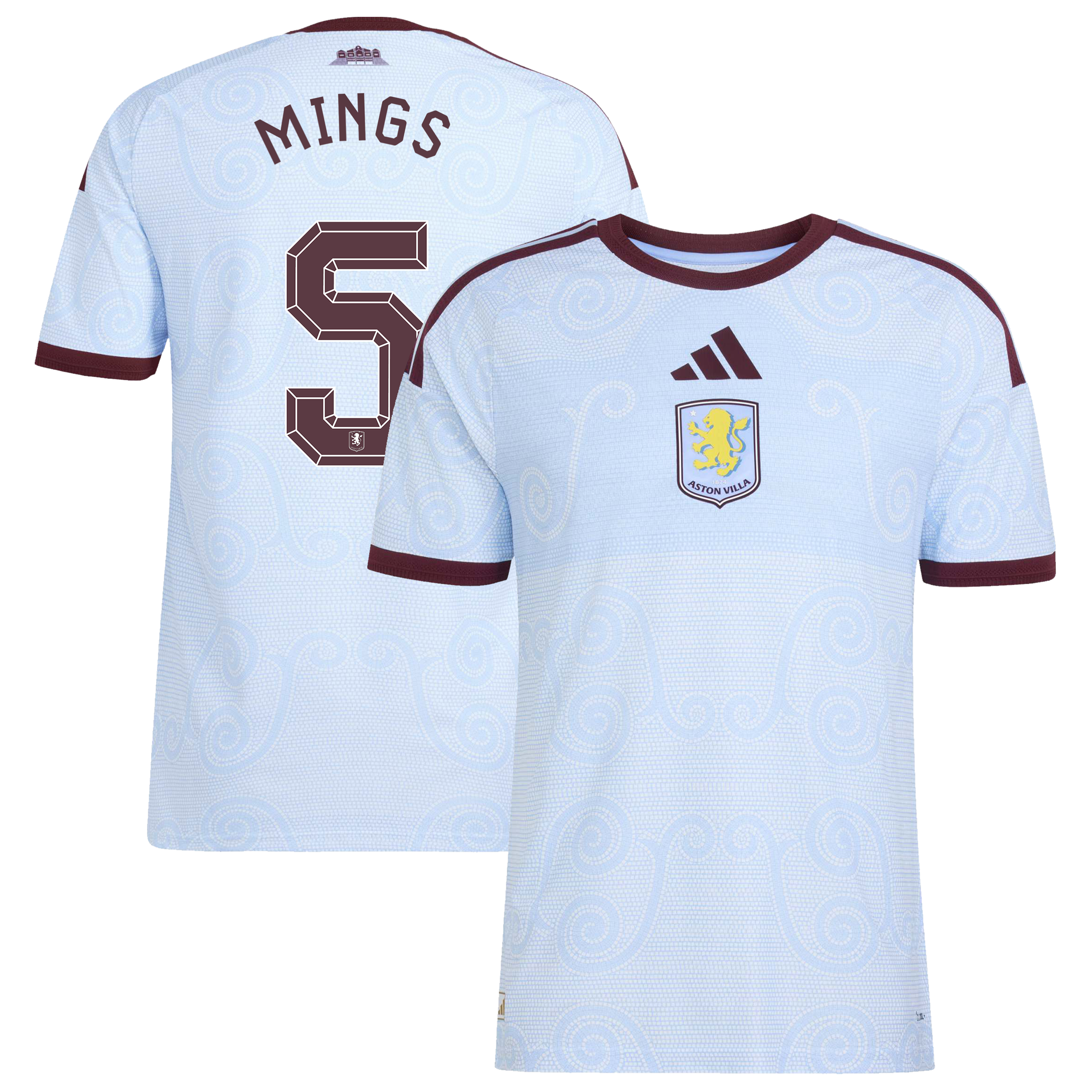 Aston Villa adidas Third Authentic Shirt 2026-27 with Mings 5 Cup printing, , rebel_hi-res