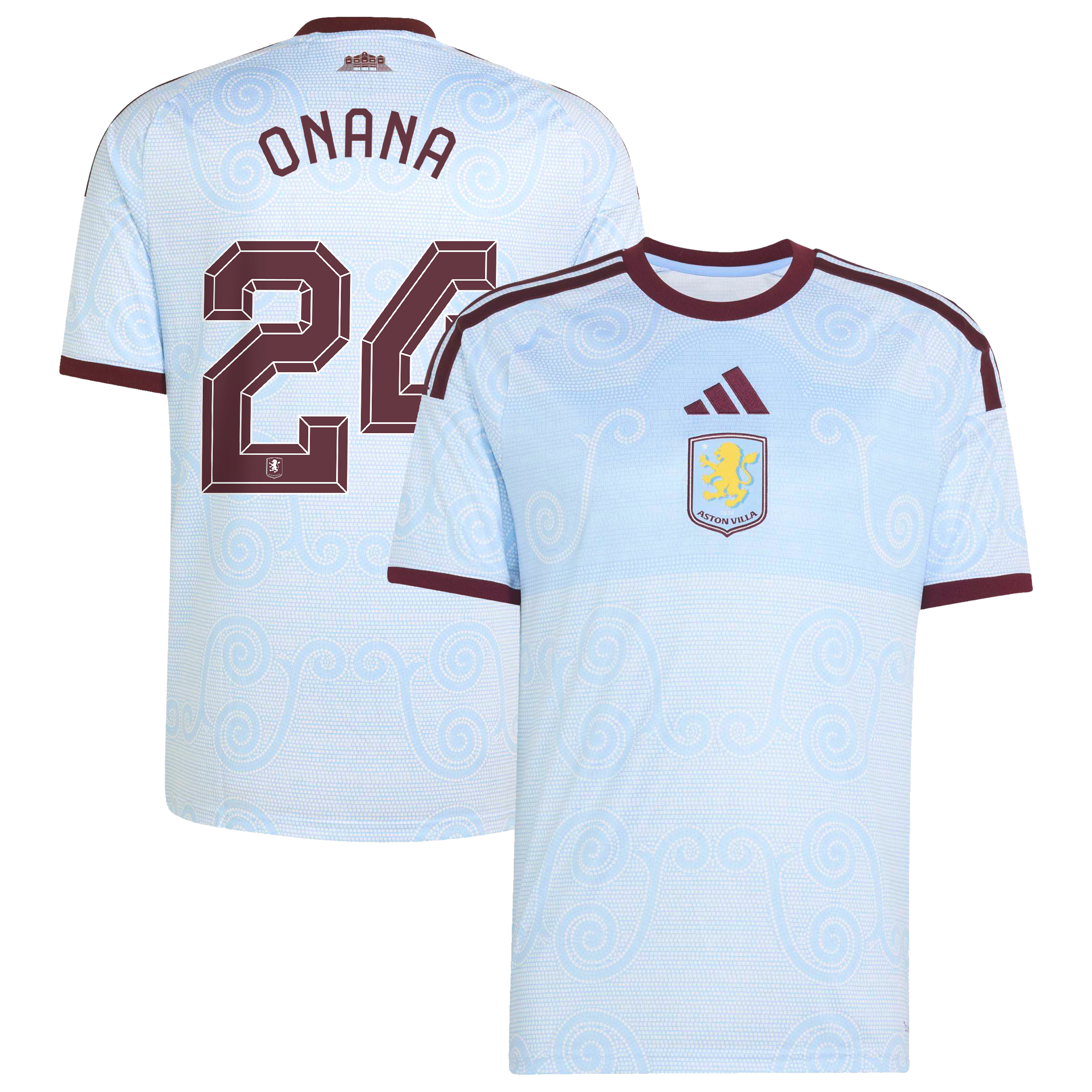 Aston Villa adidas Third Shirt 2026-27 with Onana 24 Cup printing, , rebel_hi-res