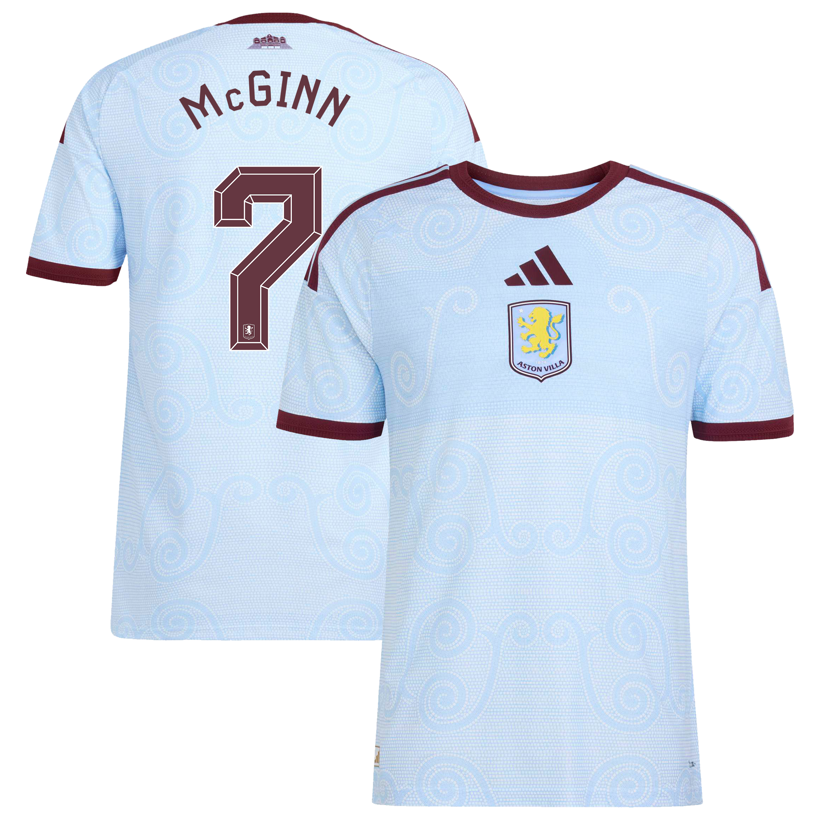 Aston Villa adidas Third Authentic Shirt 2026-27 with Mcginn 7 Cup printing, , rebel_hi-res