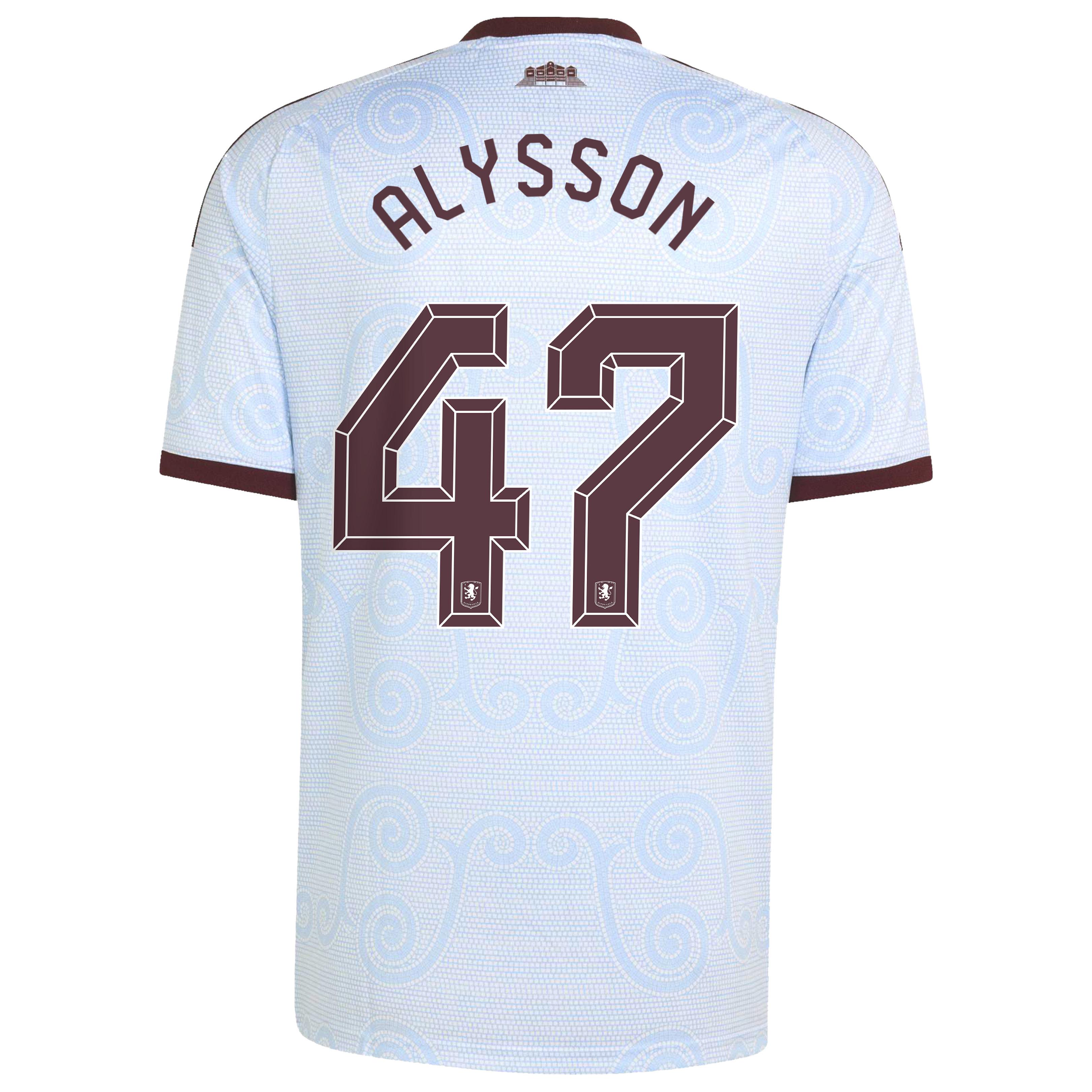 Aston Villa adidas Third Shirt 2026-27 with Alysson 47 Cup printing, , rebel_hi-res