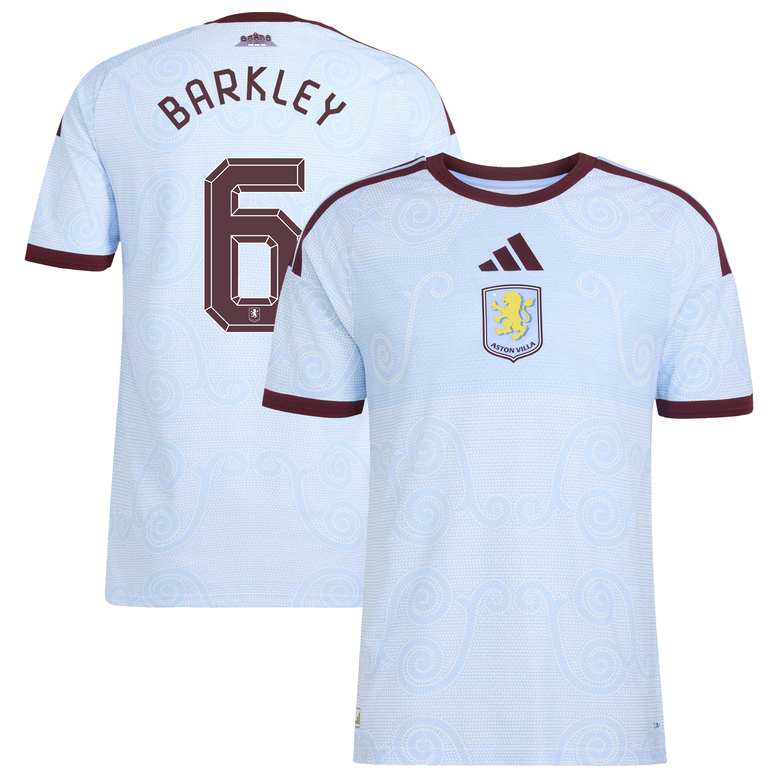 Aston Villa adidas Third Authentic Shirt 2026-27 with Barkley 6 Cup printing, , rebel_hi-res