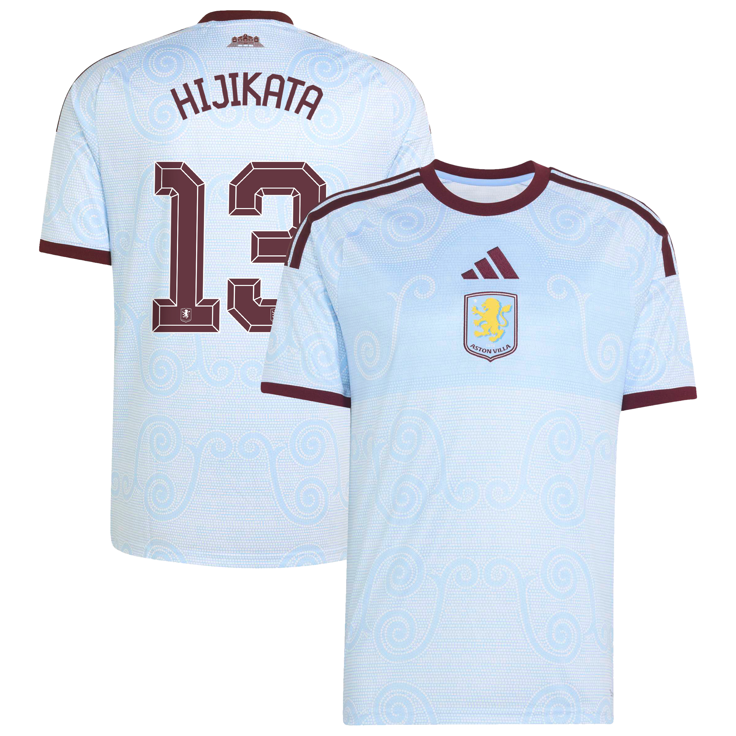 Aston Villa adidas Third Shirt 2026-27 with Hijikata 13 Cup printing, , rebel_hi-res