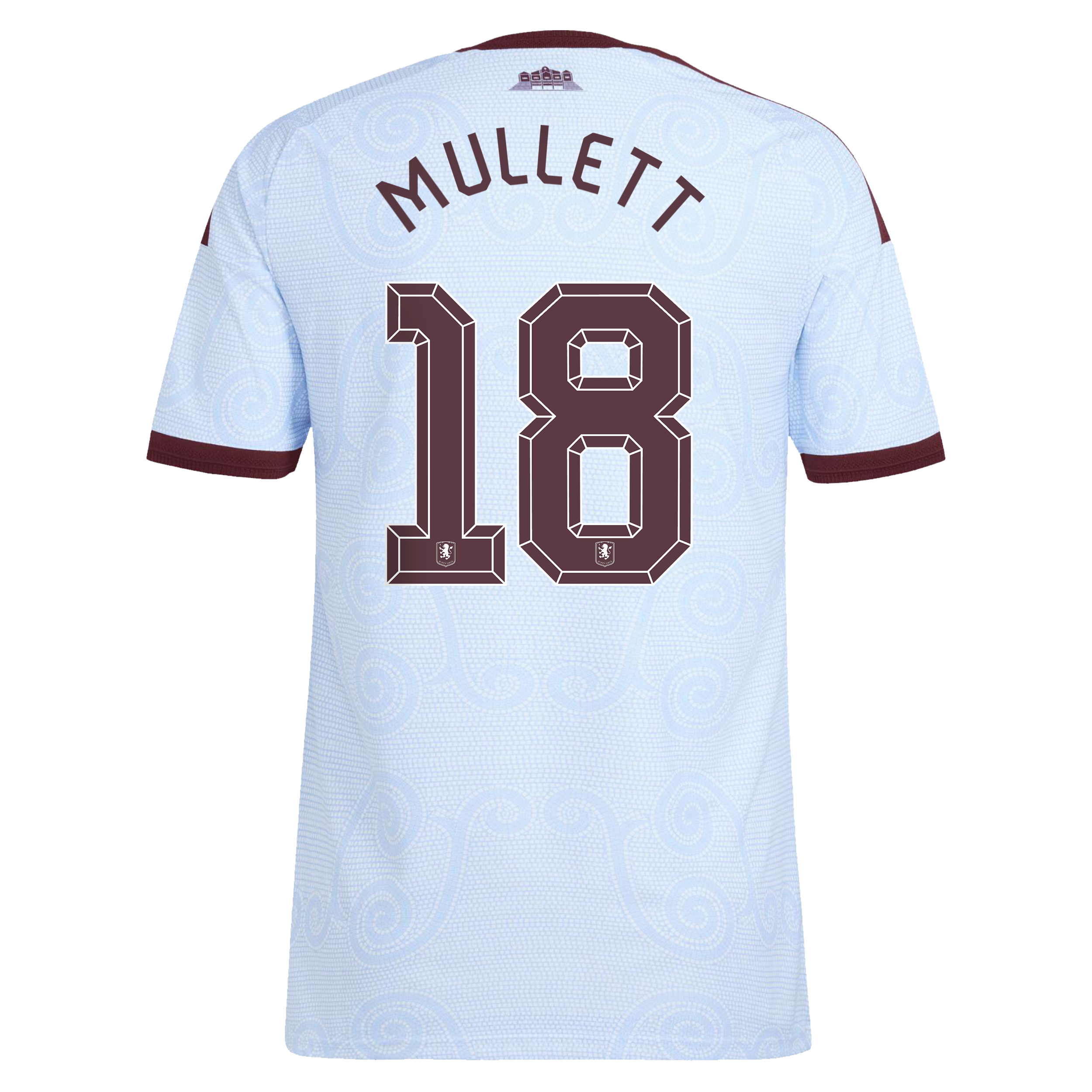 Aston Villa adidas Third Authentic Shirt 2026-27 with Mullett 18 Cup printing, , rebel_hi-res