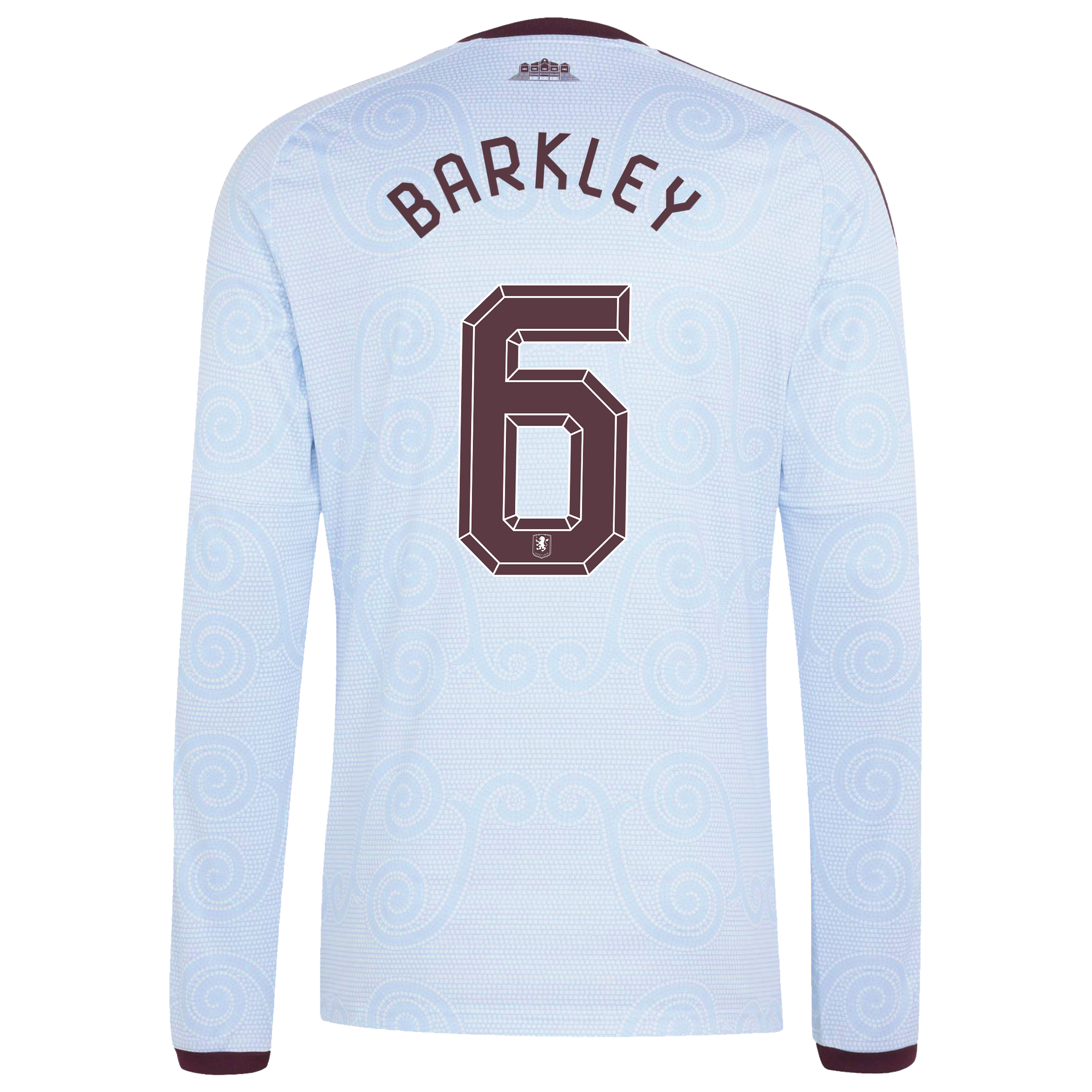 Aston Villa adidas Third Shirt 2026-27 - Long Sleeve with Barkley 6 Cup printing, , rebel_hi-res