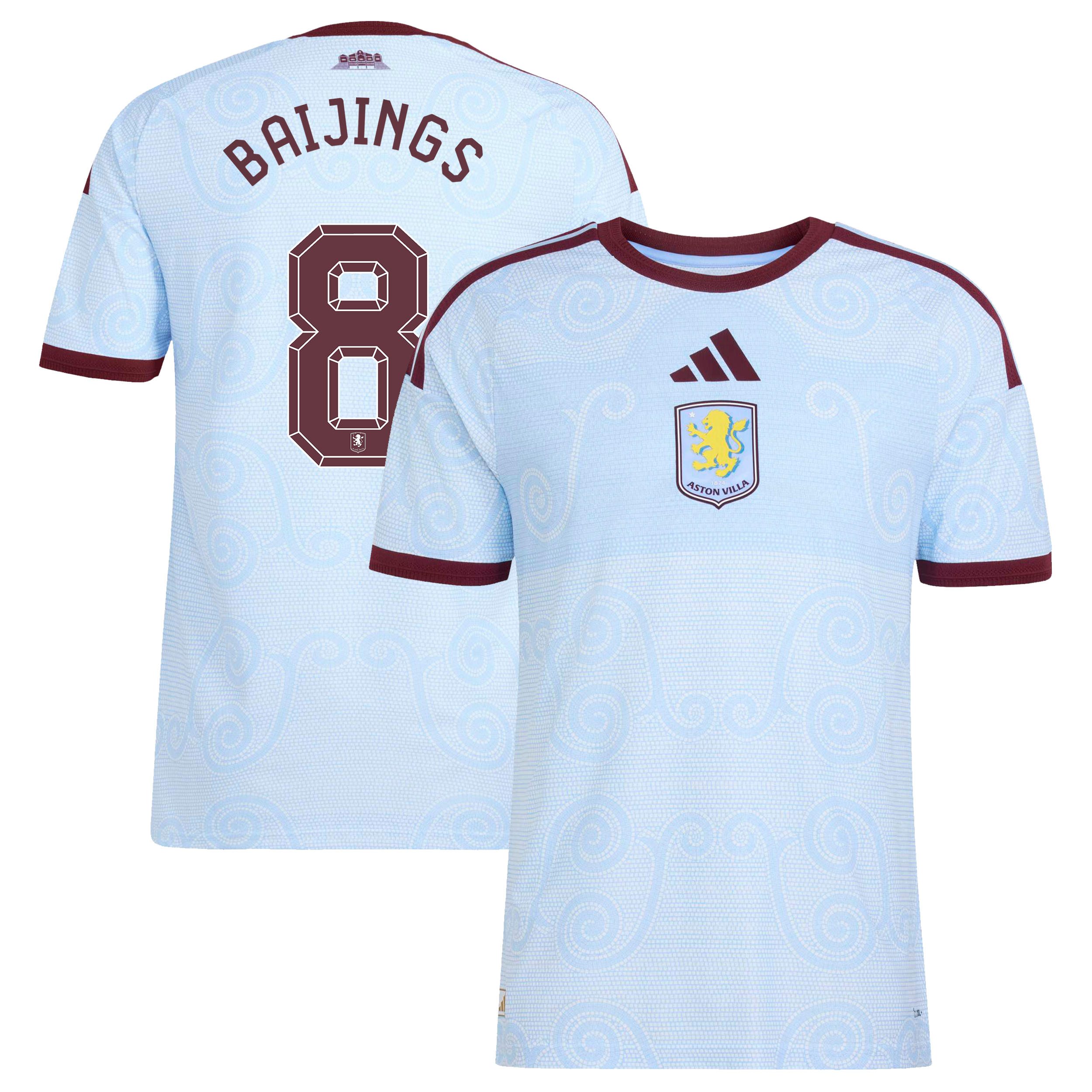 Aston Villa adidas Third Authentic Shirt 2026-27 with Baijings 8 Cup printing, , rebel_hi-res