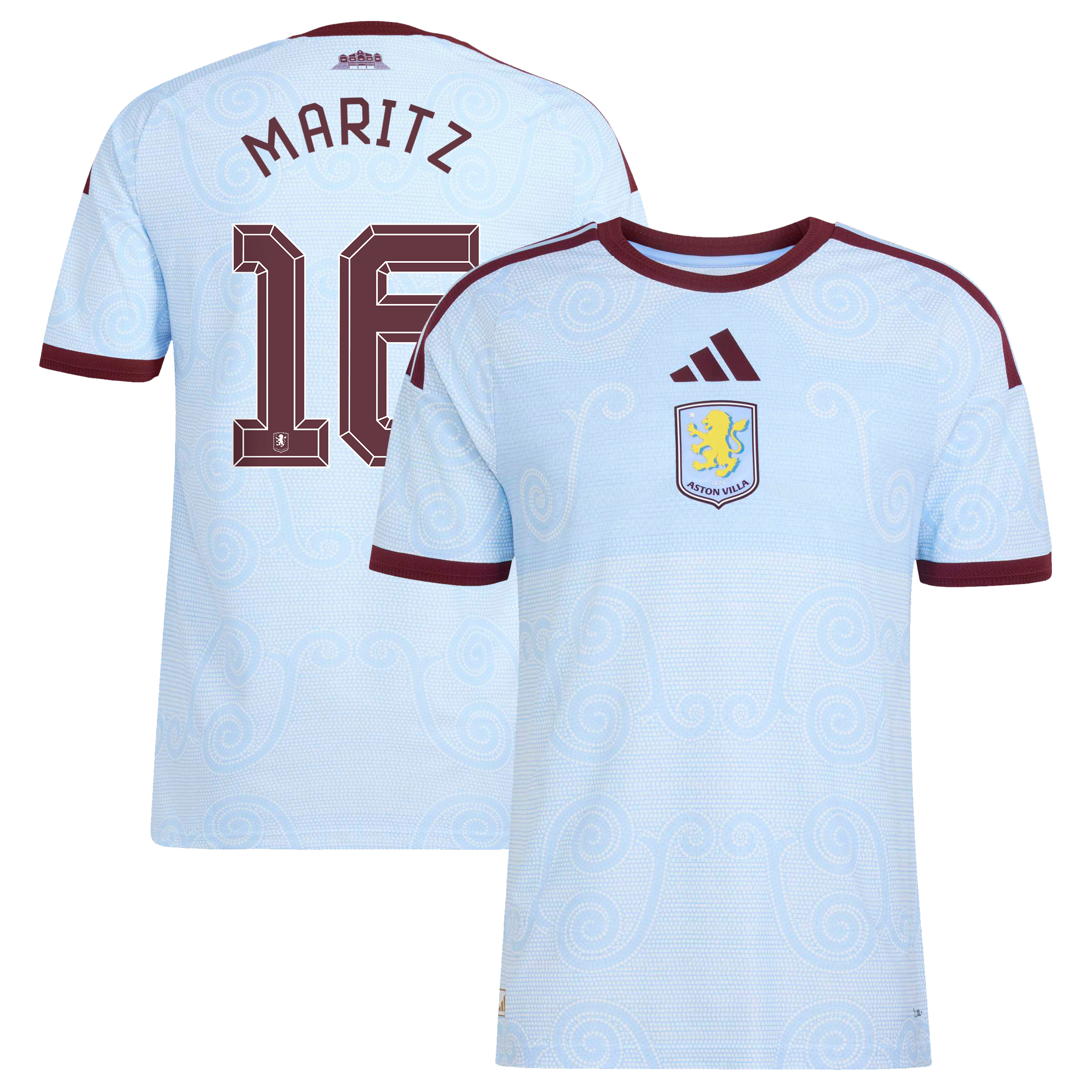 Aston Villa adidas Third Authentic Shirt 2026-27 with Maritz 16 Cup printing, , rebel_hi-res