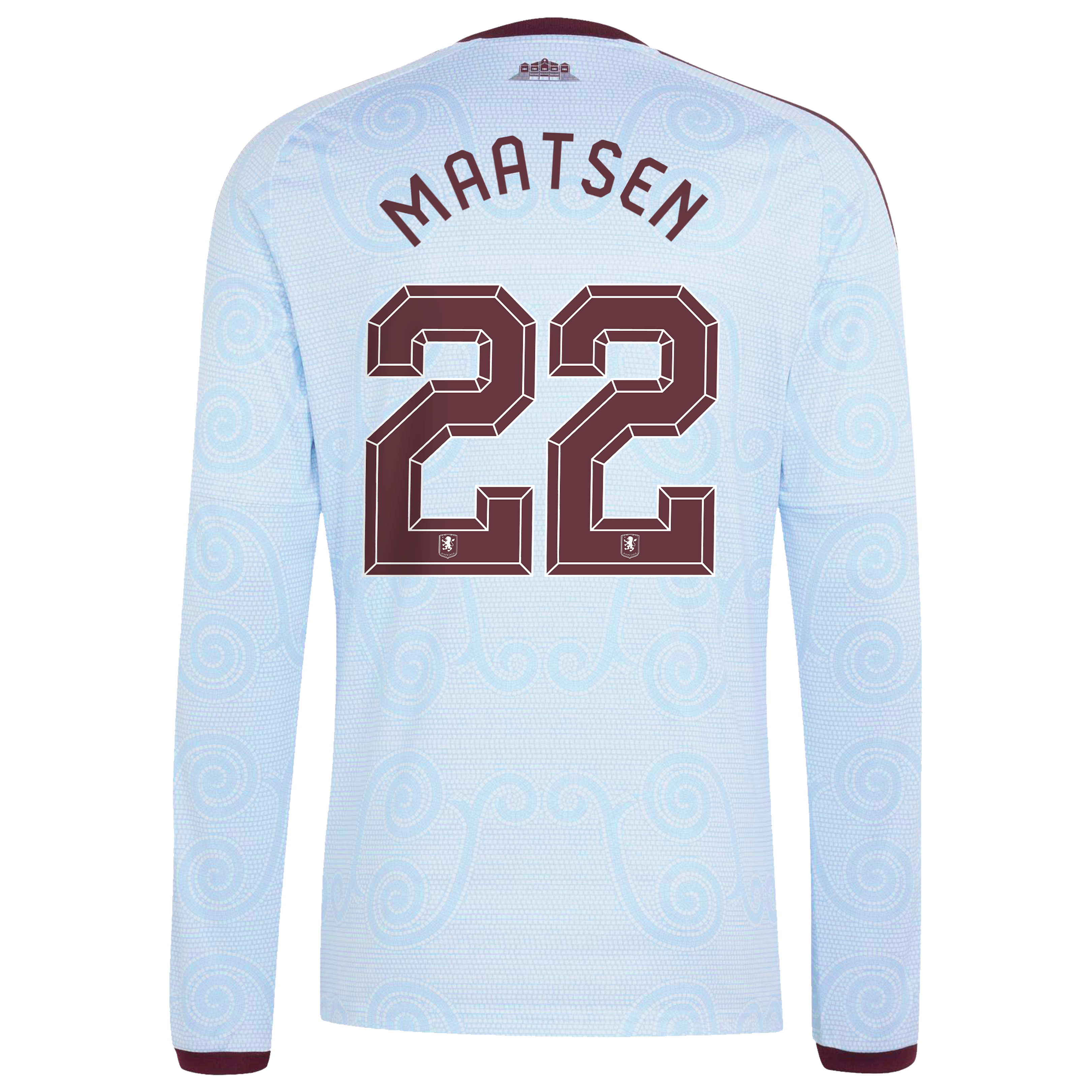 Aston Villa adidas Third Shirt 2026-27 - Long Sleeve with Maatsen 22 Cup printing, , rebel_hi-res