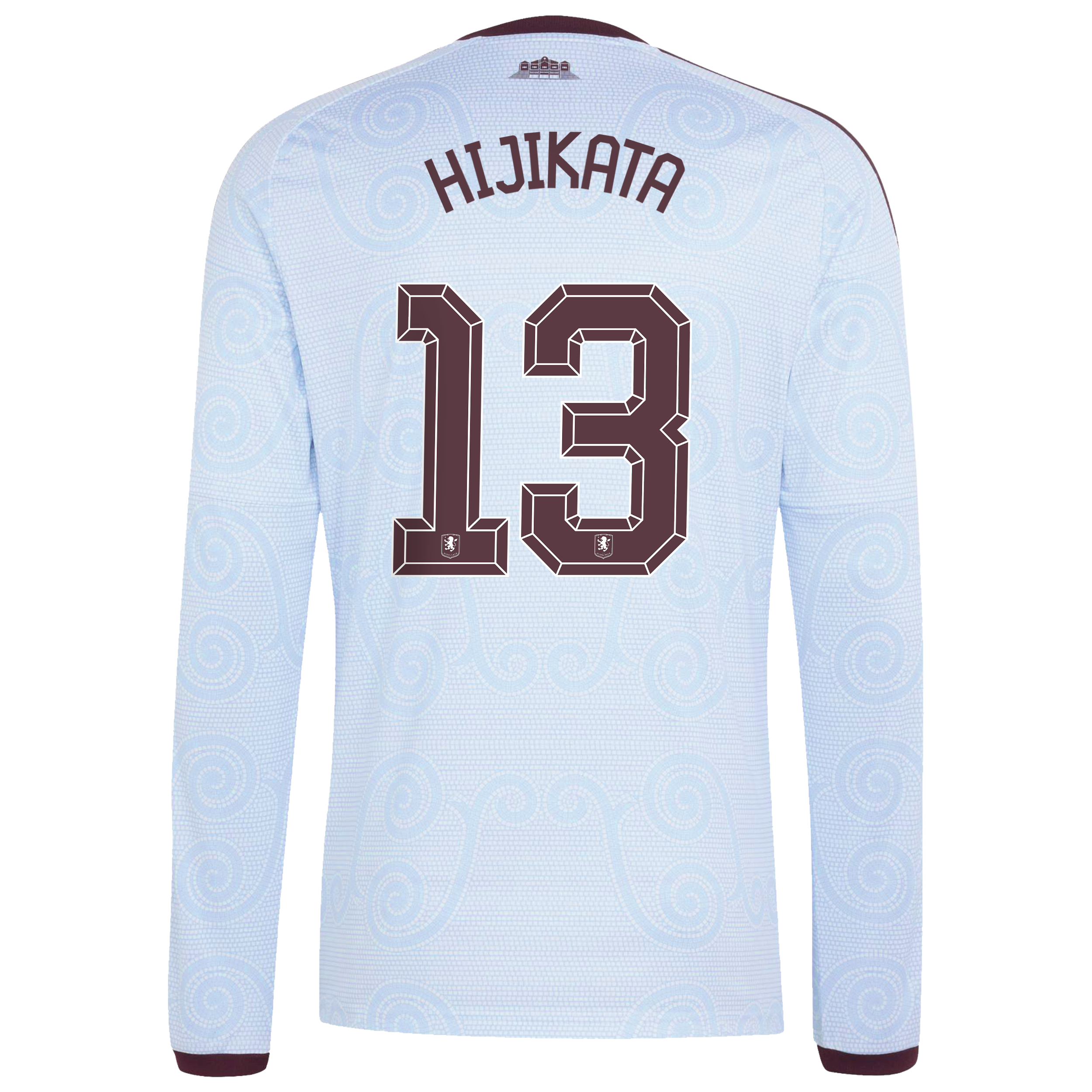 Aston Villa adidas Third Shirt 2026-27 - Long Sleeve with Hijikata 13 Cup printing, , rebel_hi-res