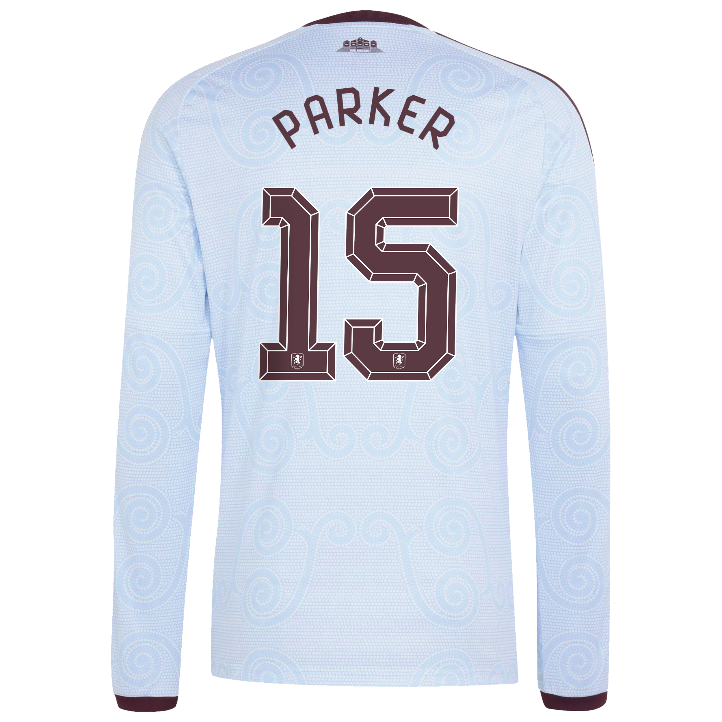 Aston Villa adidas Third Shirt 2026-27 - Long Sleeve with Parker 15 Cup printing, , rebel_hi-res