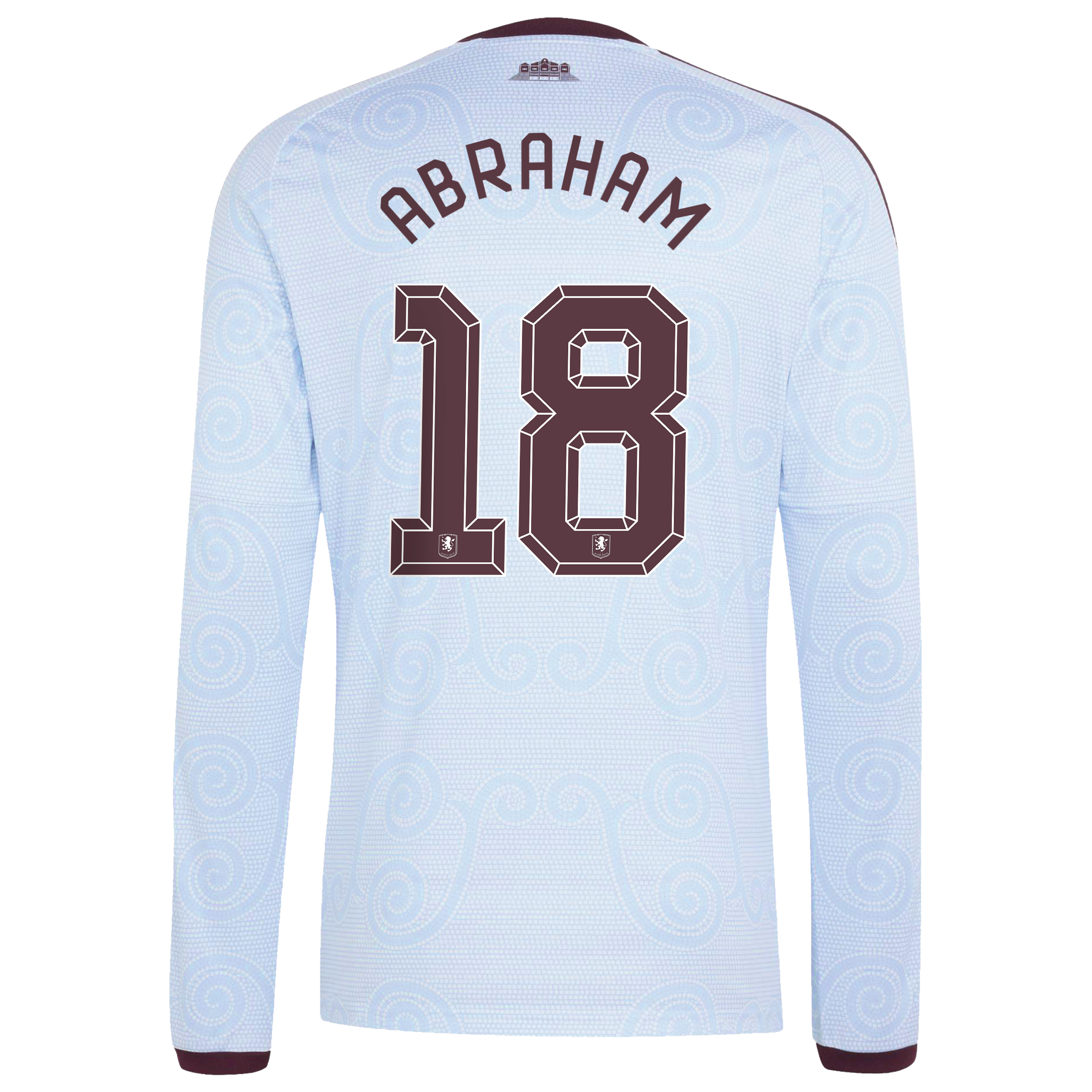 Aston Villa adidas Third Shirt 2026-27 - Long Sleeve with Abraham 18 Cup printing, , rebel_hi-res