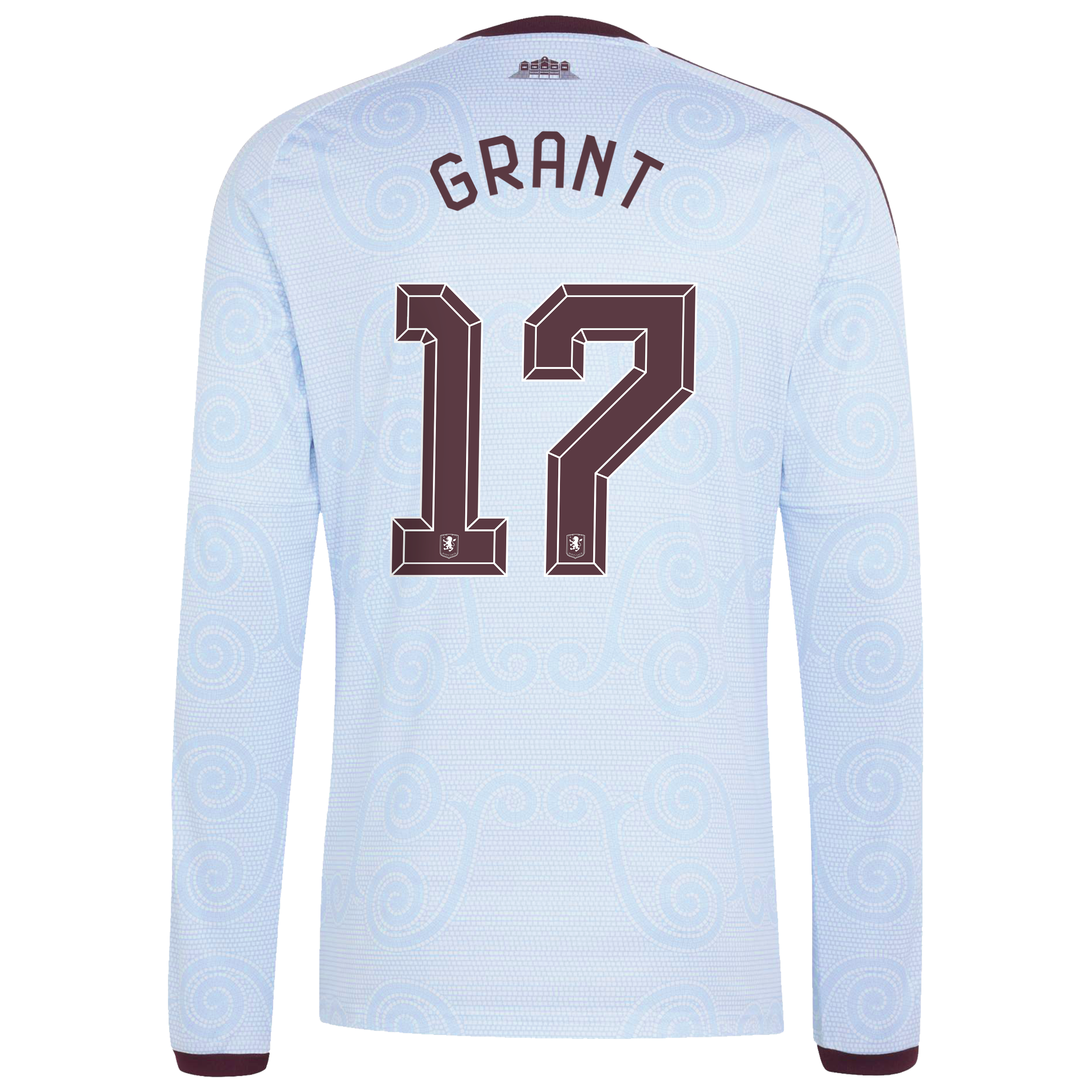 Aston Villa adidas Third Shirt 2026-27 - Long Sleeve with Grant 17 Cup printing, , rebel_hi-res