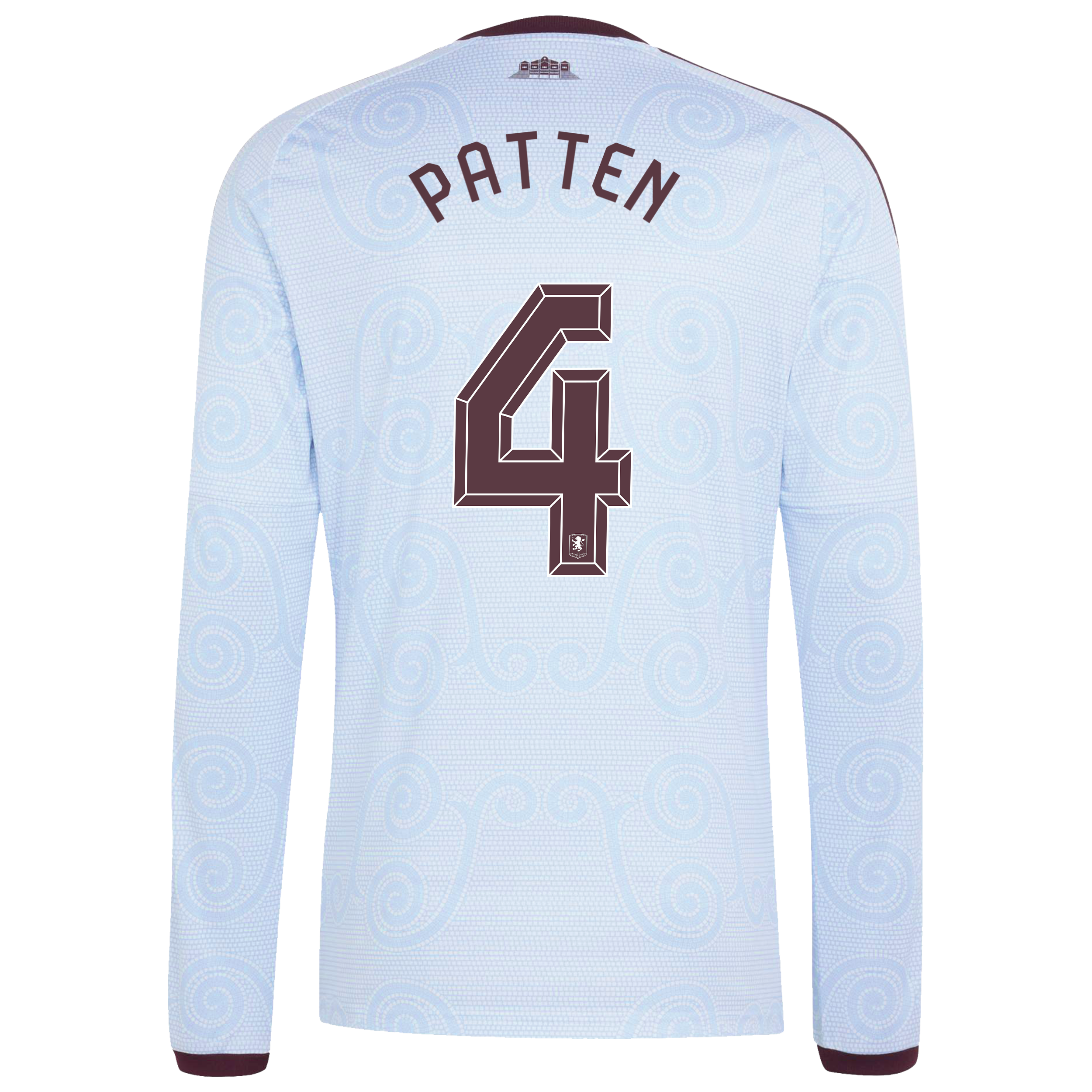 Aston Villa adidas Third Shirt 2026-27 - Long Sleeve with Patten 4 Cup printing, , rebel_hi-res