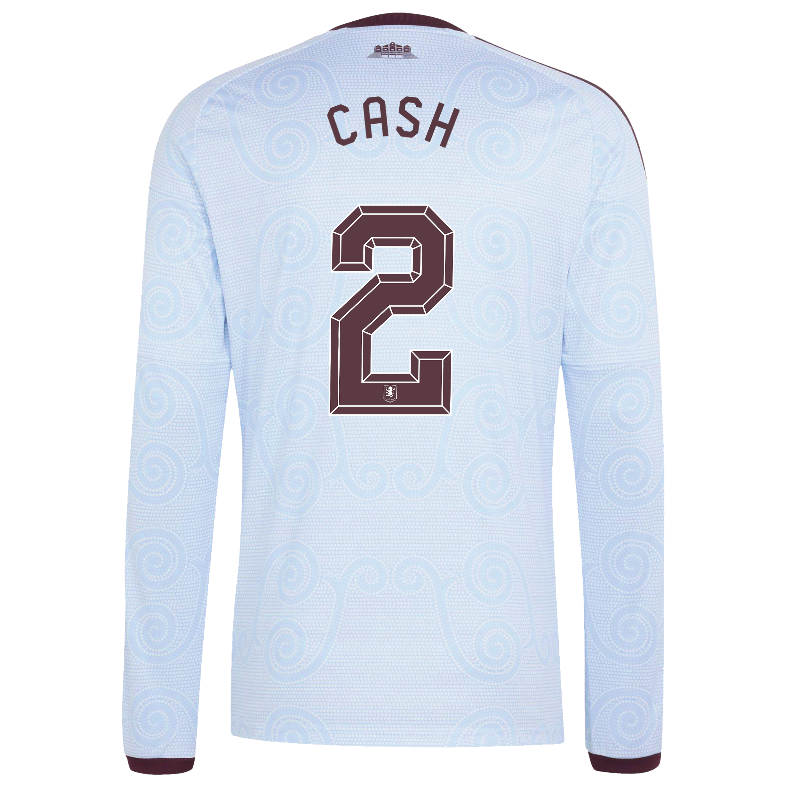 Aston Villa adidas Third Shirt 2026-27 - Long Sleeve with Cash 2 Cup printing, , rebel_hi-res