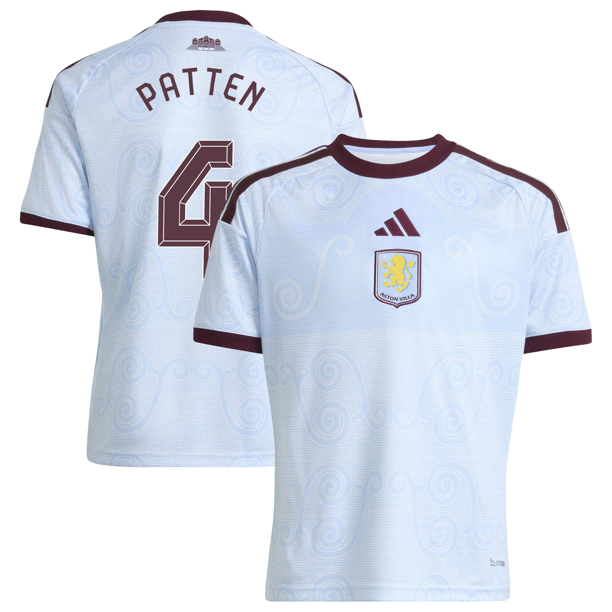 Aston Villa adidas Third Shirt 2026-27 - Kids with Patten 4 Cup printing, , rebel_hi-res