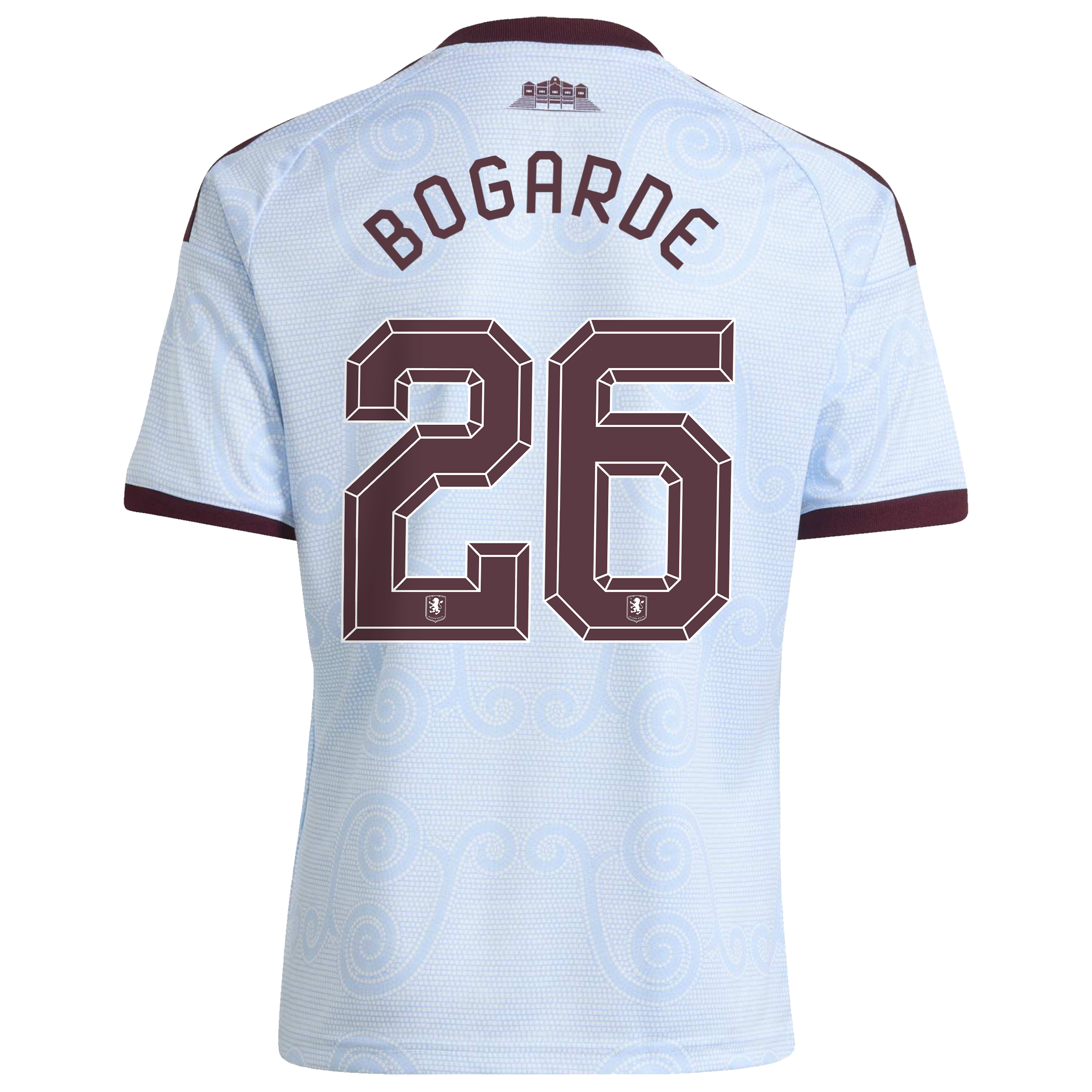 Aston Villa adidas Third Shirt 2026-27 - Kids with Bogarde 26 Cup printing, , rebel_hi-res