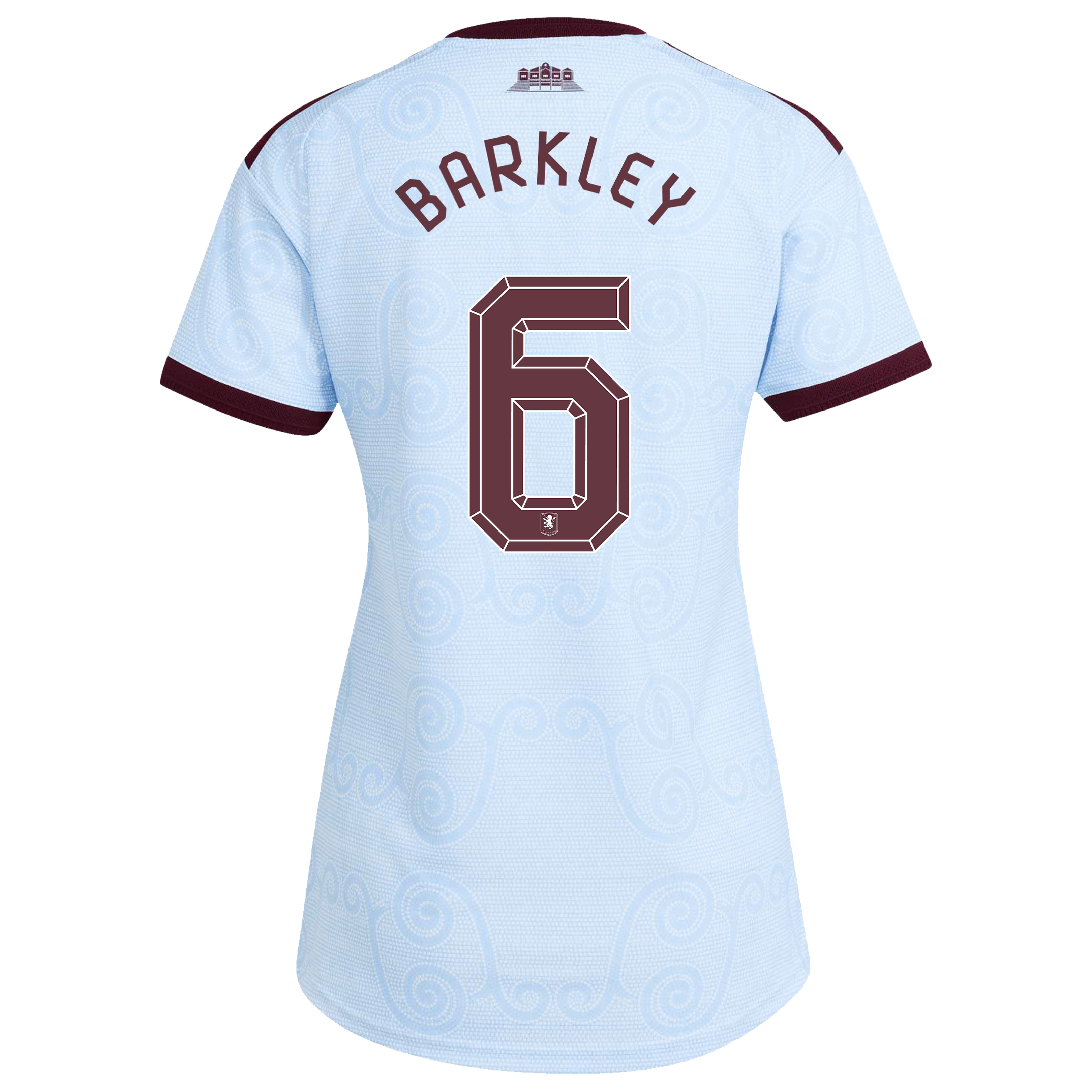 Aston Villa adidas Third Authentic Shirt 2026-27 - Womens with Barkley 6 Cup printing, , rebel_hi-res