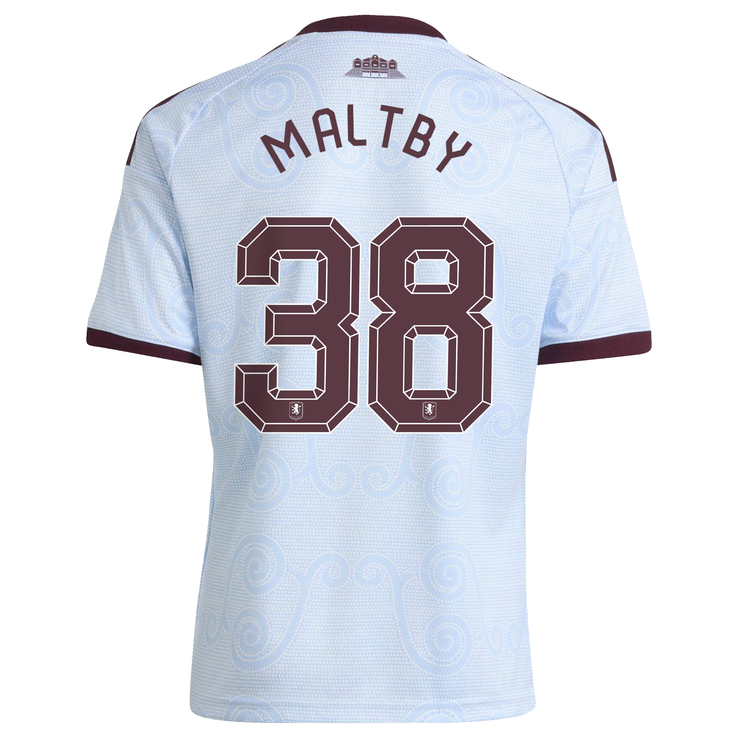 Aston Villa adidas Third Shirt 2026-27 - Kids with Maltby 38 Cup printing, , rebel_hi-res