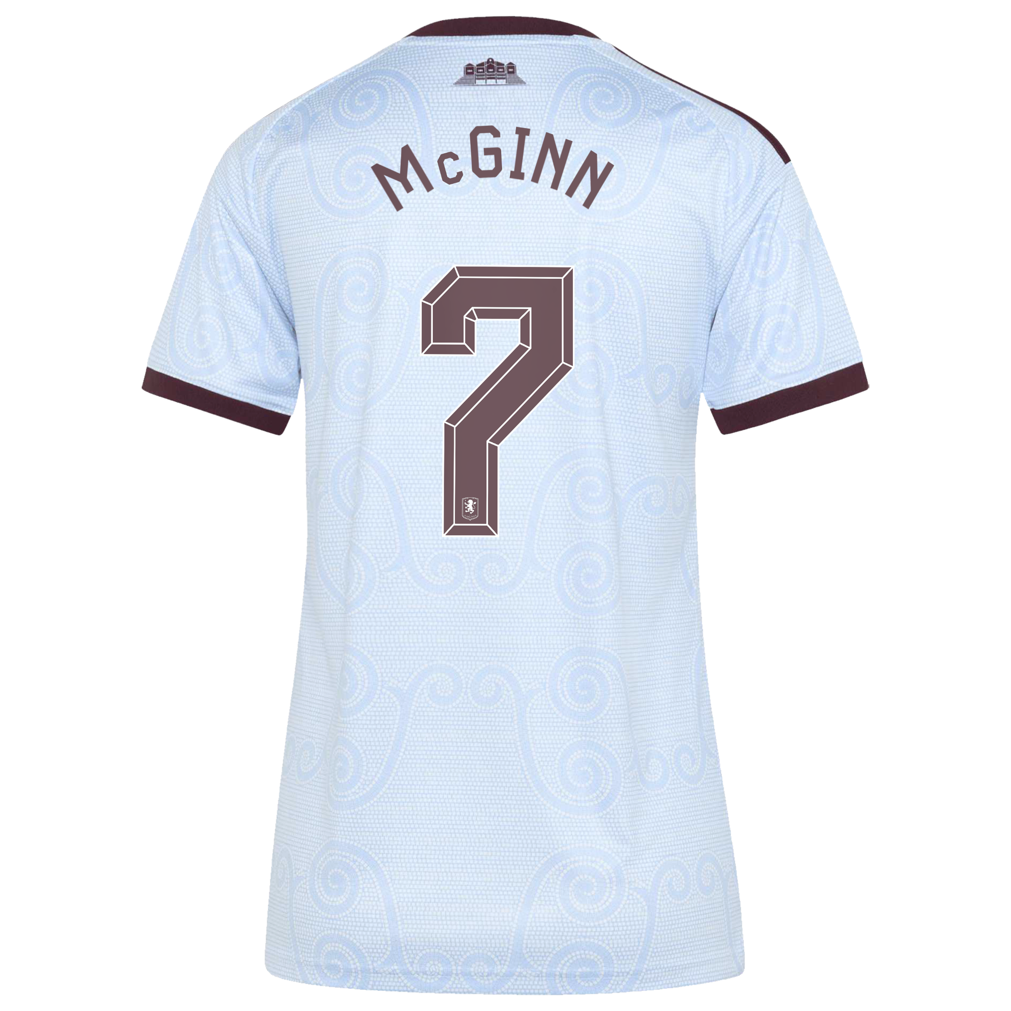 Aston Villa adidas Third Shirt 2026-27 - Womens with Mcginn 7 Cup printing, , rebel_hi-res