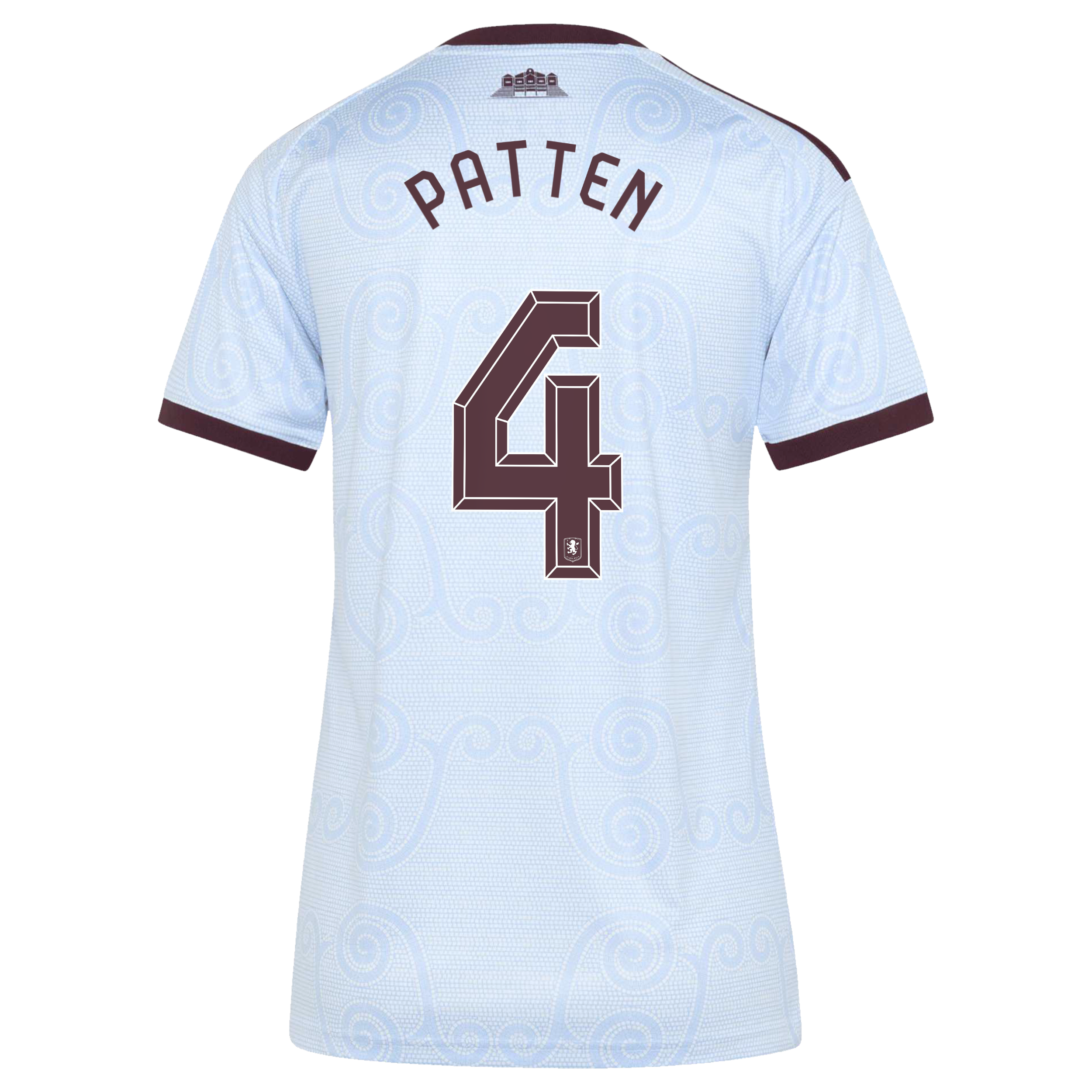 Aston Villa adidas Third Shirt 2026-27 - Womens with Patten 4 Cup printing, , rebel_hi-res
