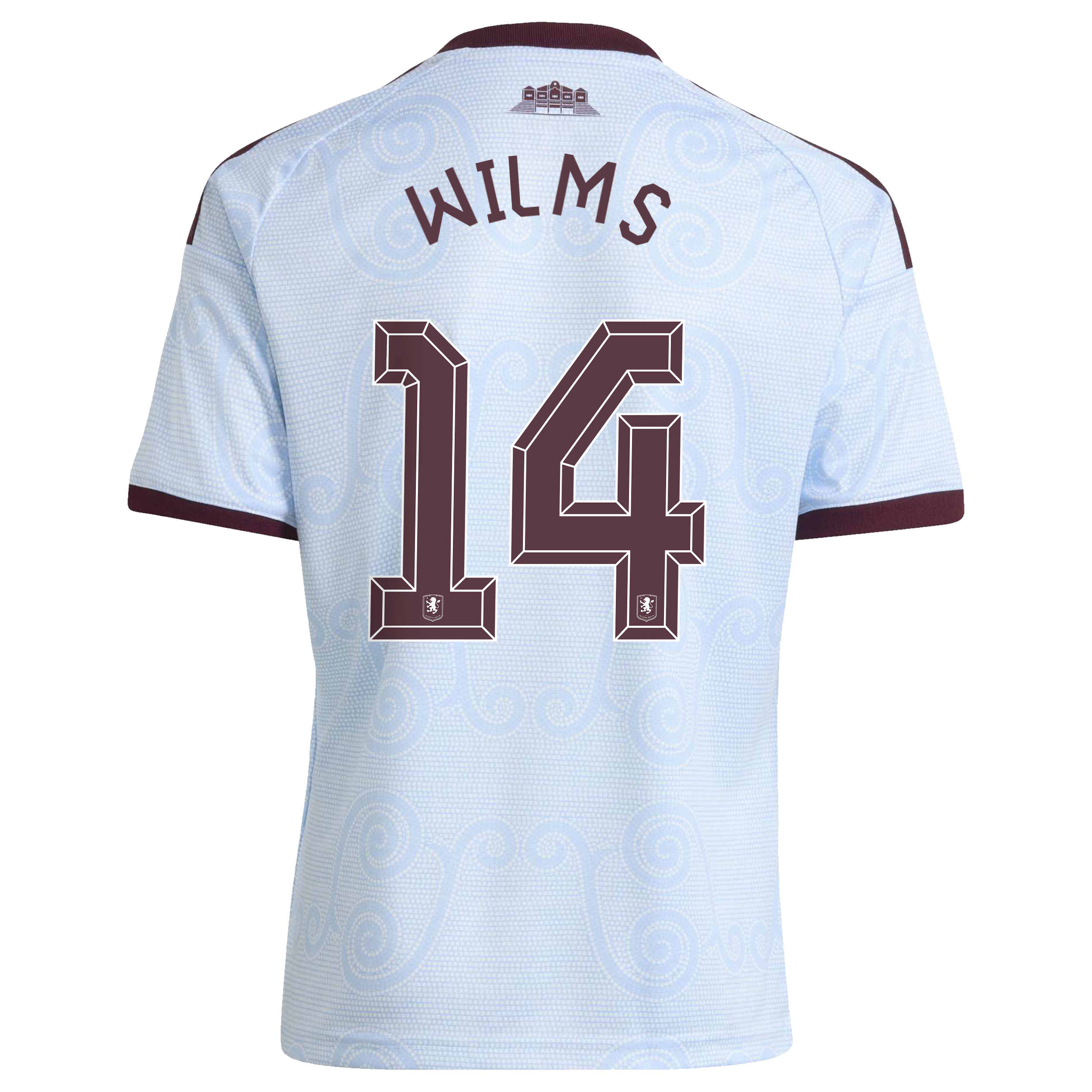 Aston Villa adidas Third Shirt 2026-27 - Kids with Wilms 14 Cup printing, , rebel_hi-res