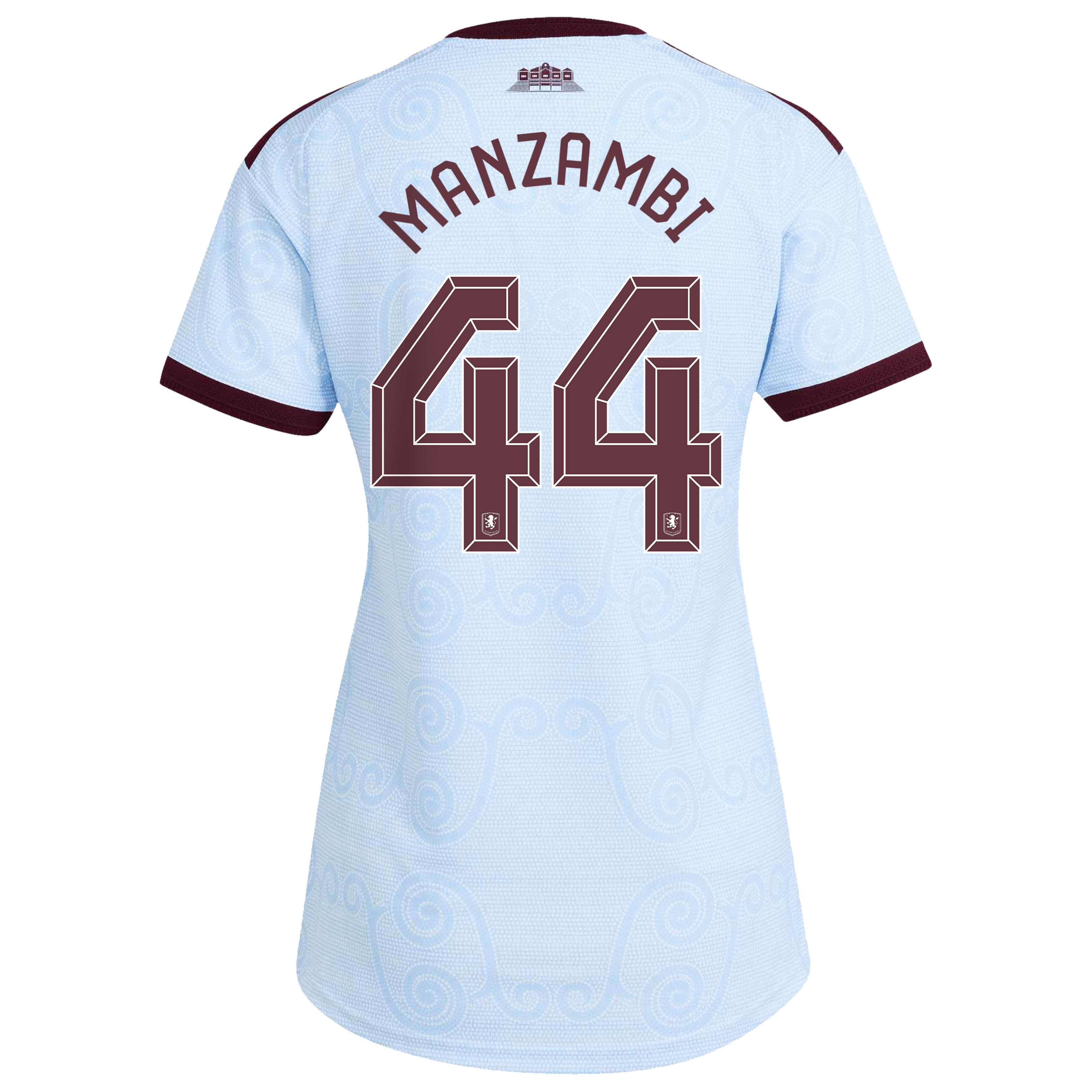 Aston Villa adidas Third Authentic Shirt 2026-27 - Womens with Manzambi 44 Cup printing, , rebel_hi-res