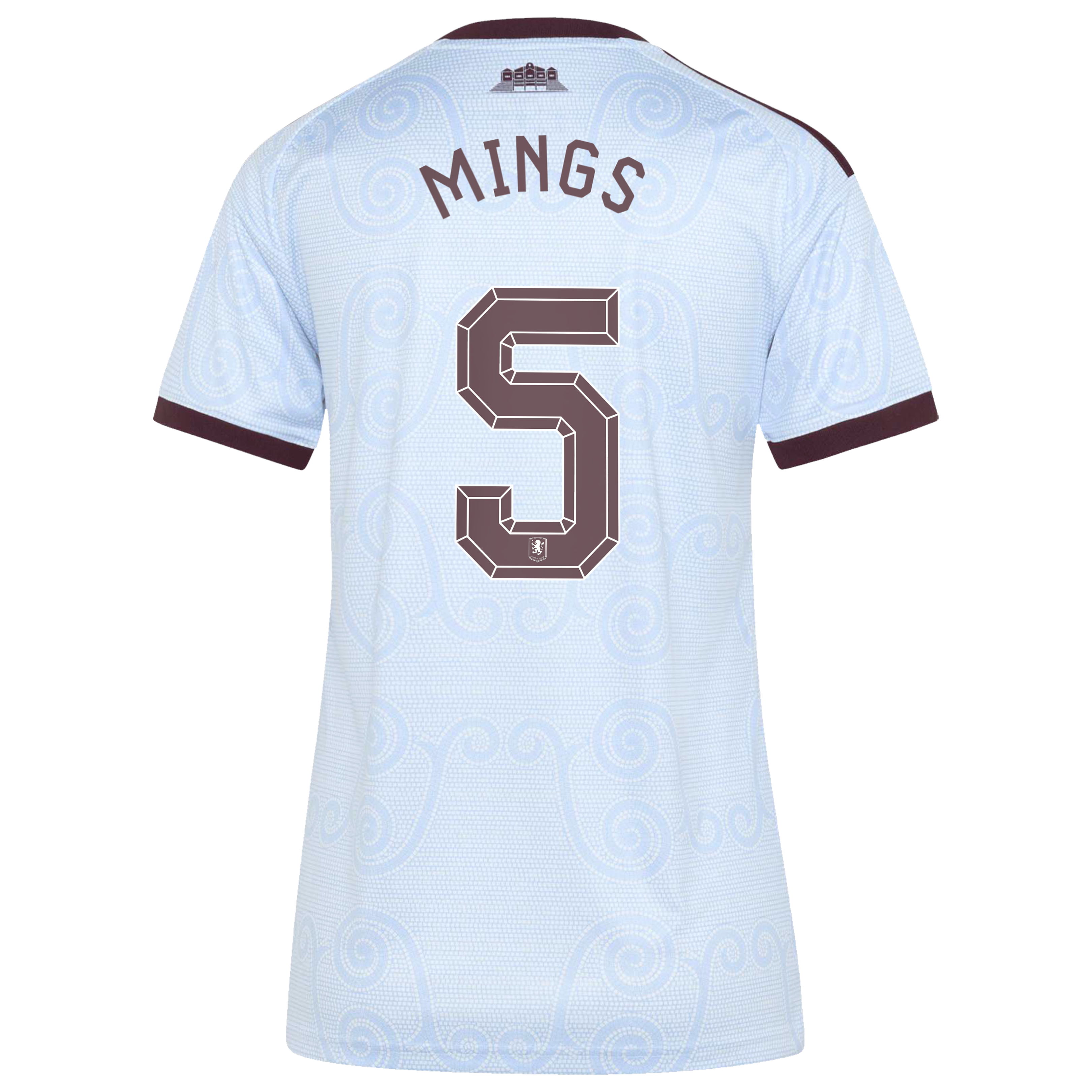 Aston Villa adidas Third Shirt 2026-27 - Womens with Mings 5 Cup printing, , rebel_hi-res