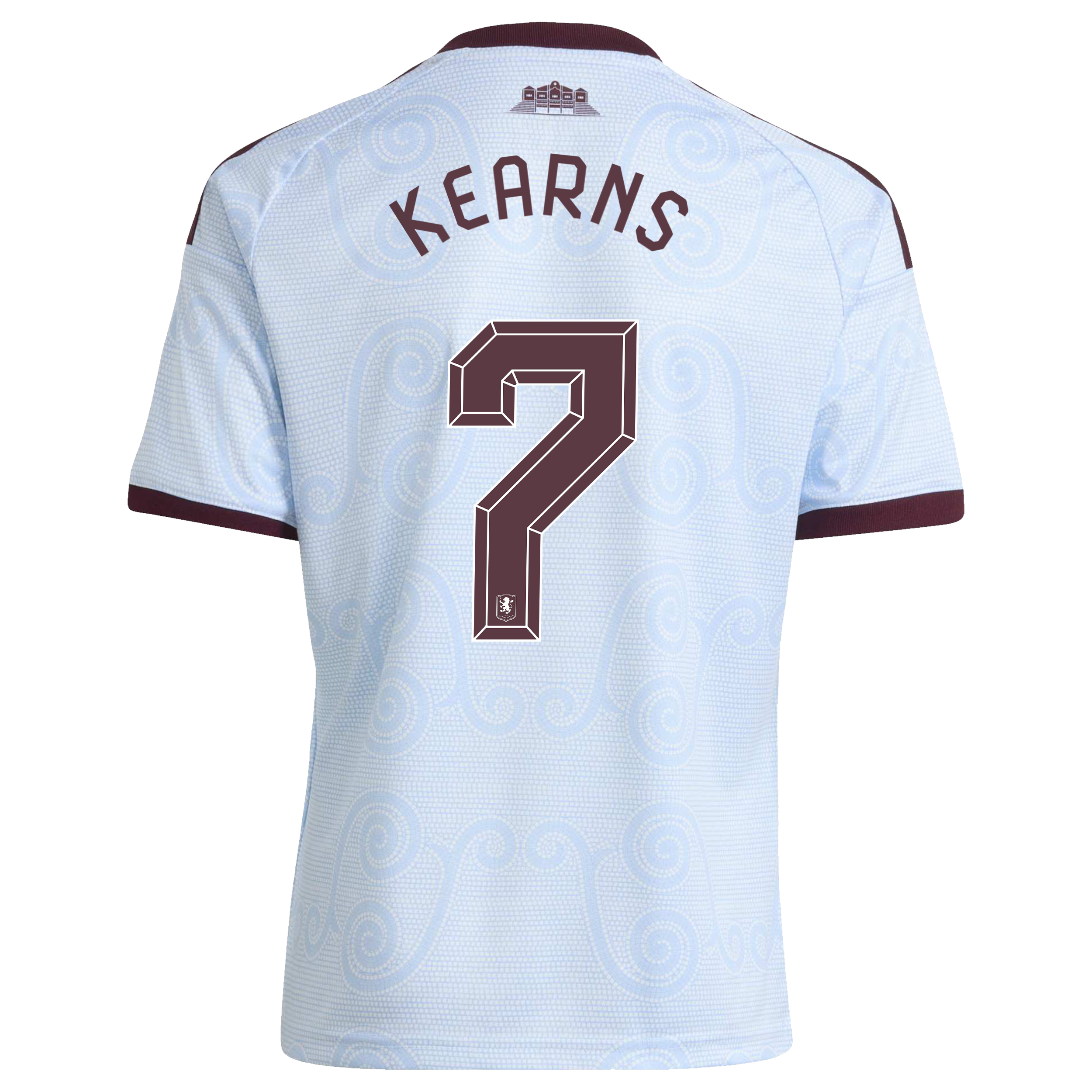 Aston Villa adidas Third Shirt 2026-27 - Kids with Kearns 7 Cup printing, , rebel_hi-res