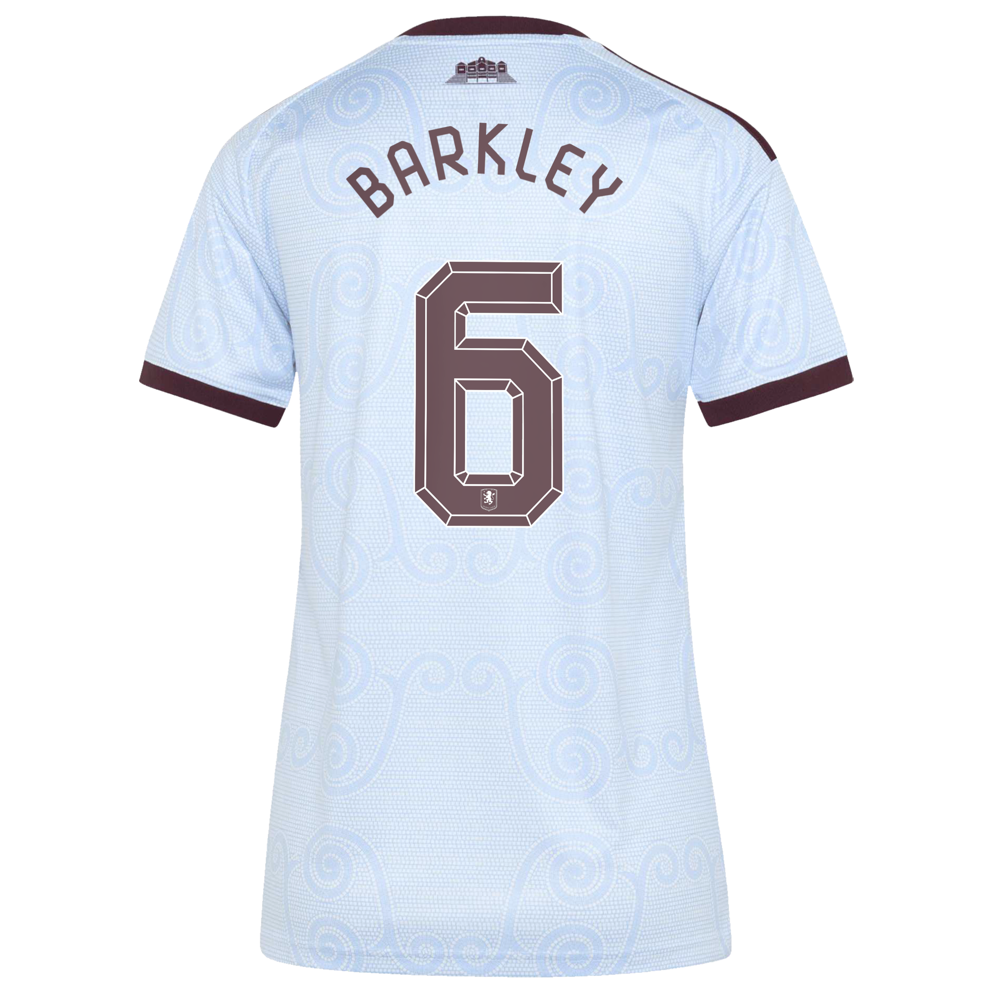 Aston Villa adidas Third Shirt 2026-27 - Womens with Barkley 6 Cup printing, , rebel_hi-res