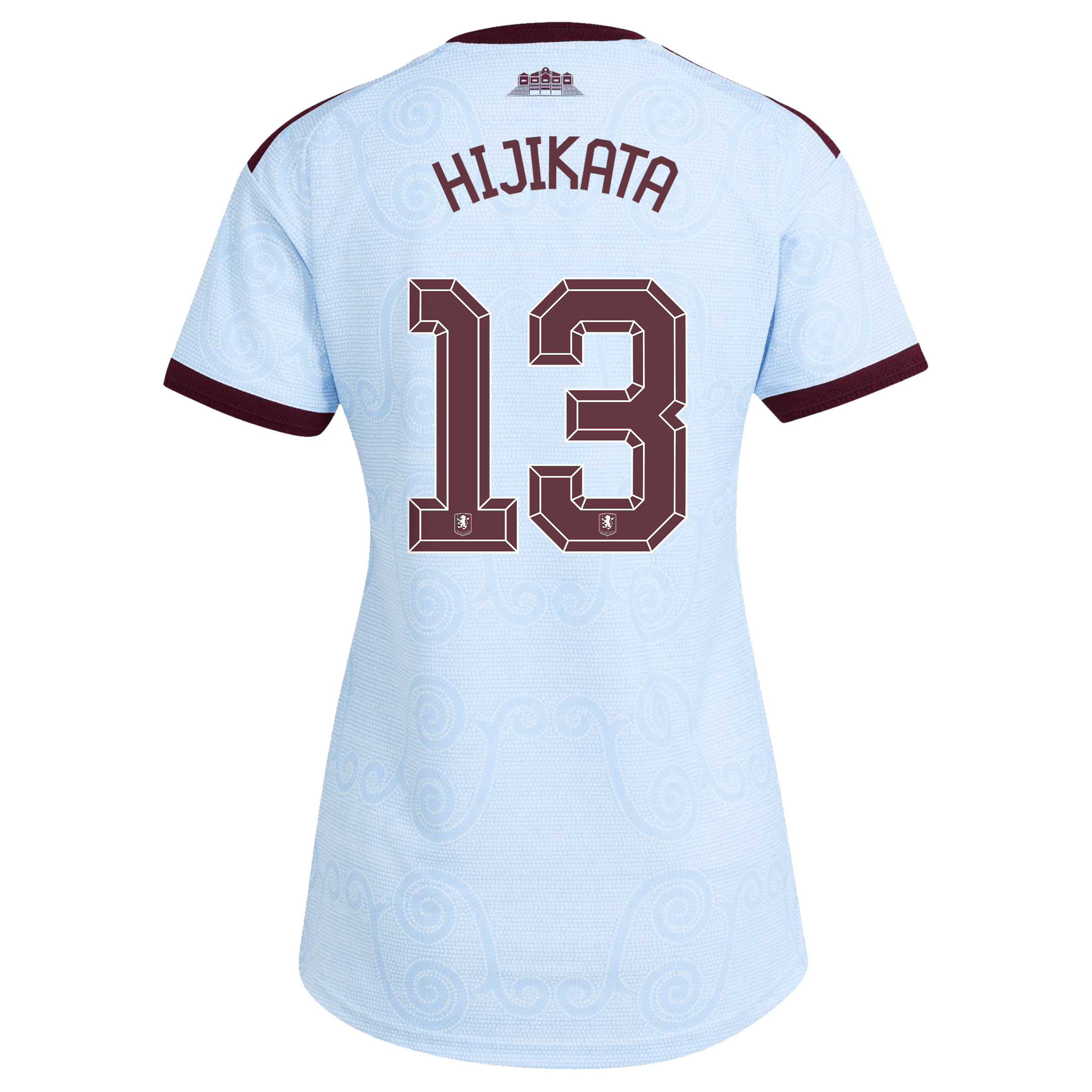 Aston Villa adidas Third Authentic Shirt 2026-27 - Womens with Hijikata 13 Cup printing, , rebel_hi-res