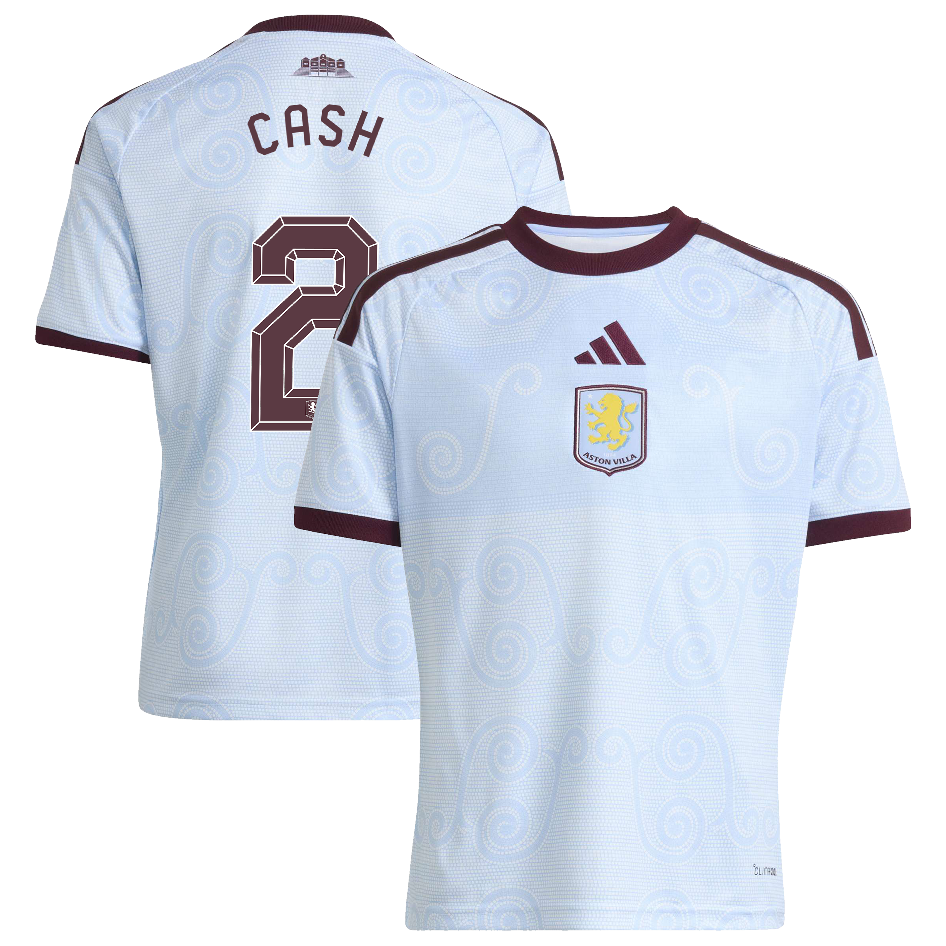 Aston Villa adidas Third Shirt 2026-27 - Kids with Cash 2 Cup printing, , rebel_hi-res